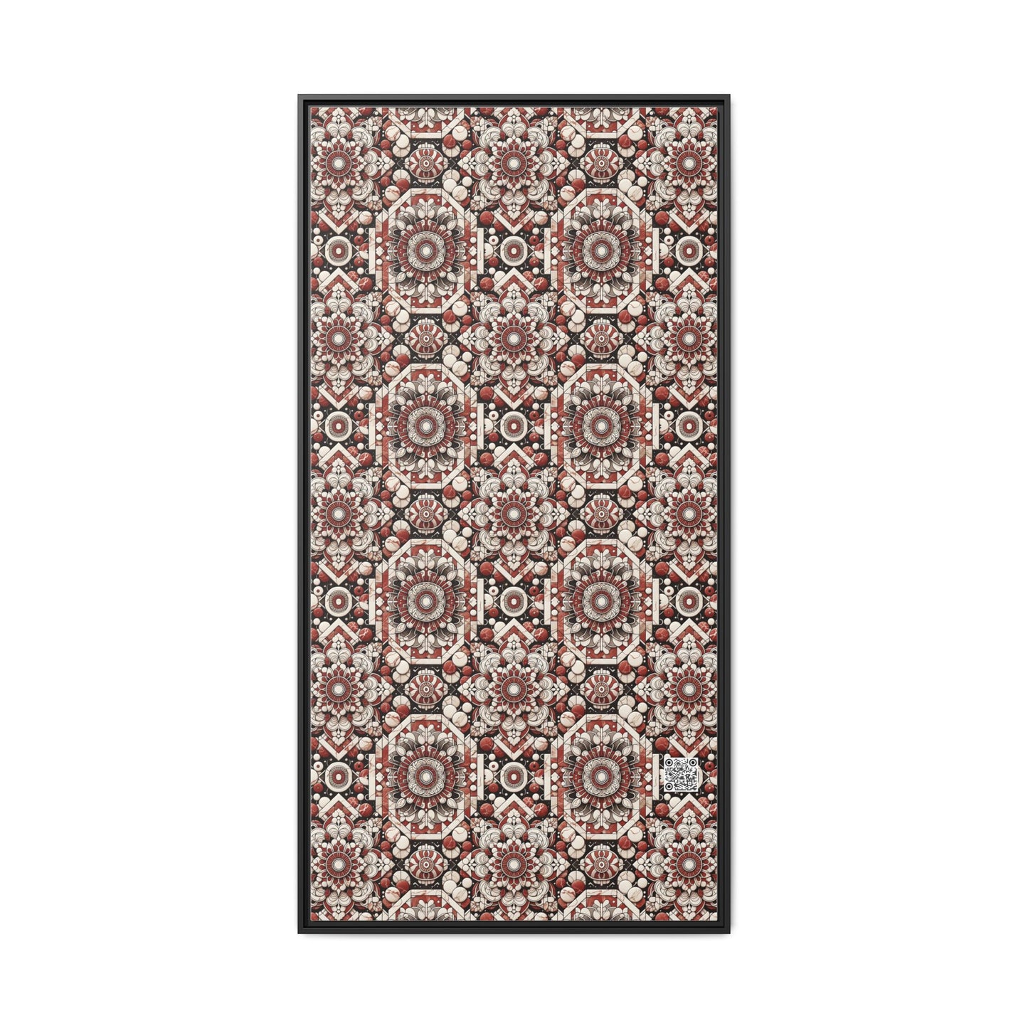 Neo Jomon Sculptural Aesthetics Artisanal Streetwear Matte Canvas, Framed (multi-Color) - 8404 Design-55 A