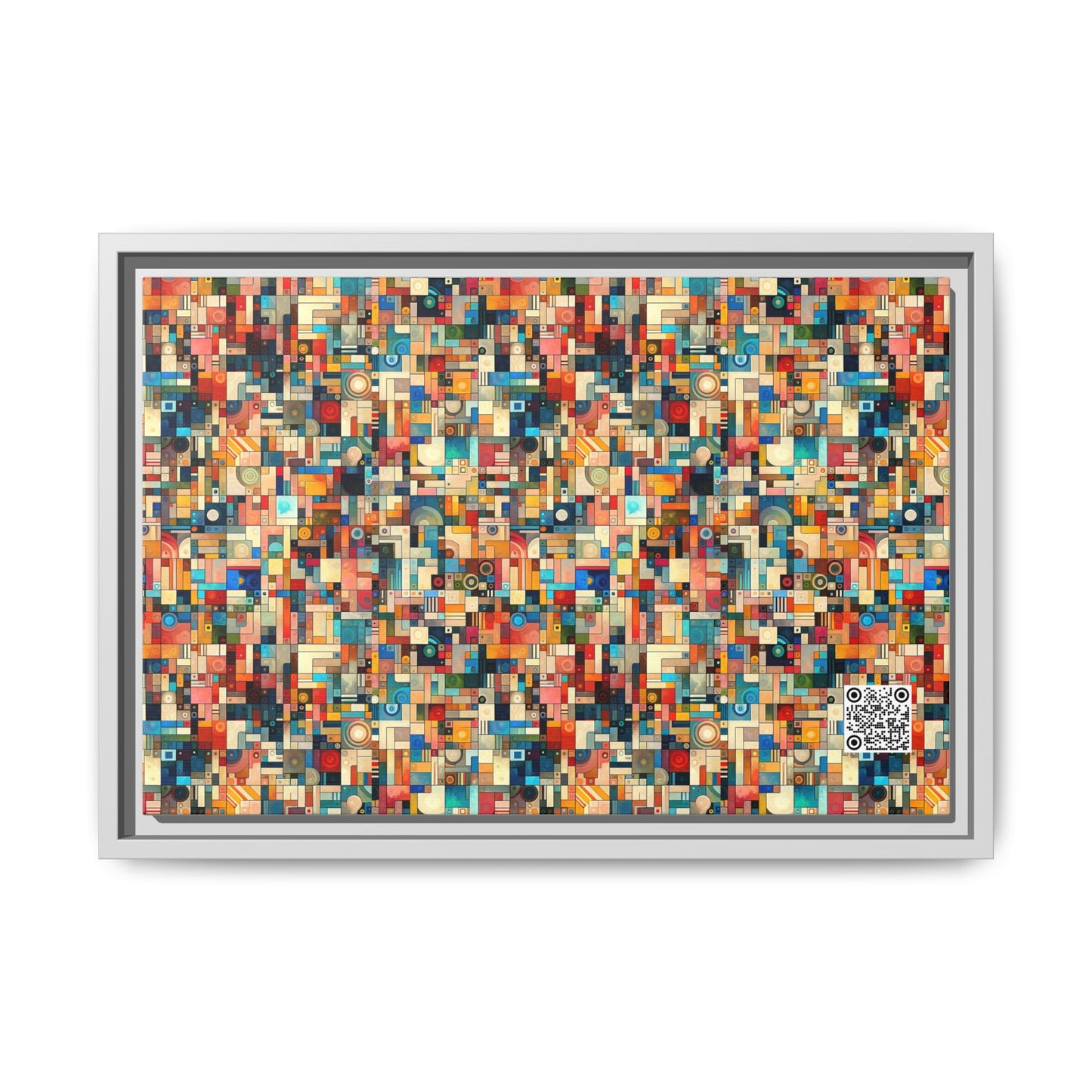 Digital Artistic Expression Artistic Streetwear Matte Canvas, Framed (multi-Color) - 8404 Design-46 B