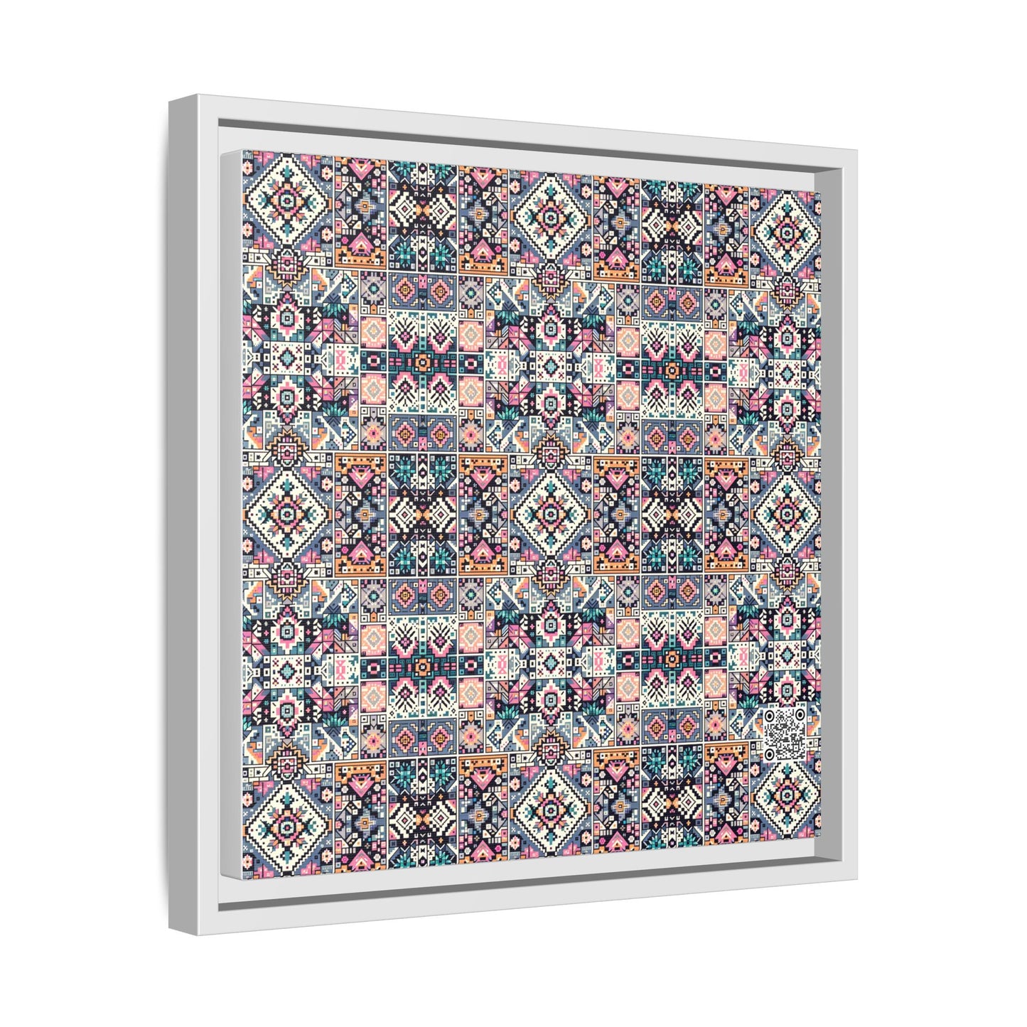 Matte Canvas, Framed (multi-Color) - 8404 Design-01