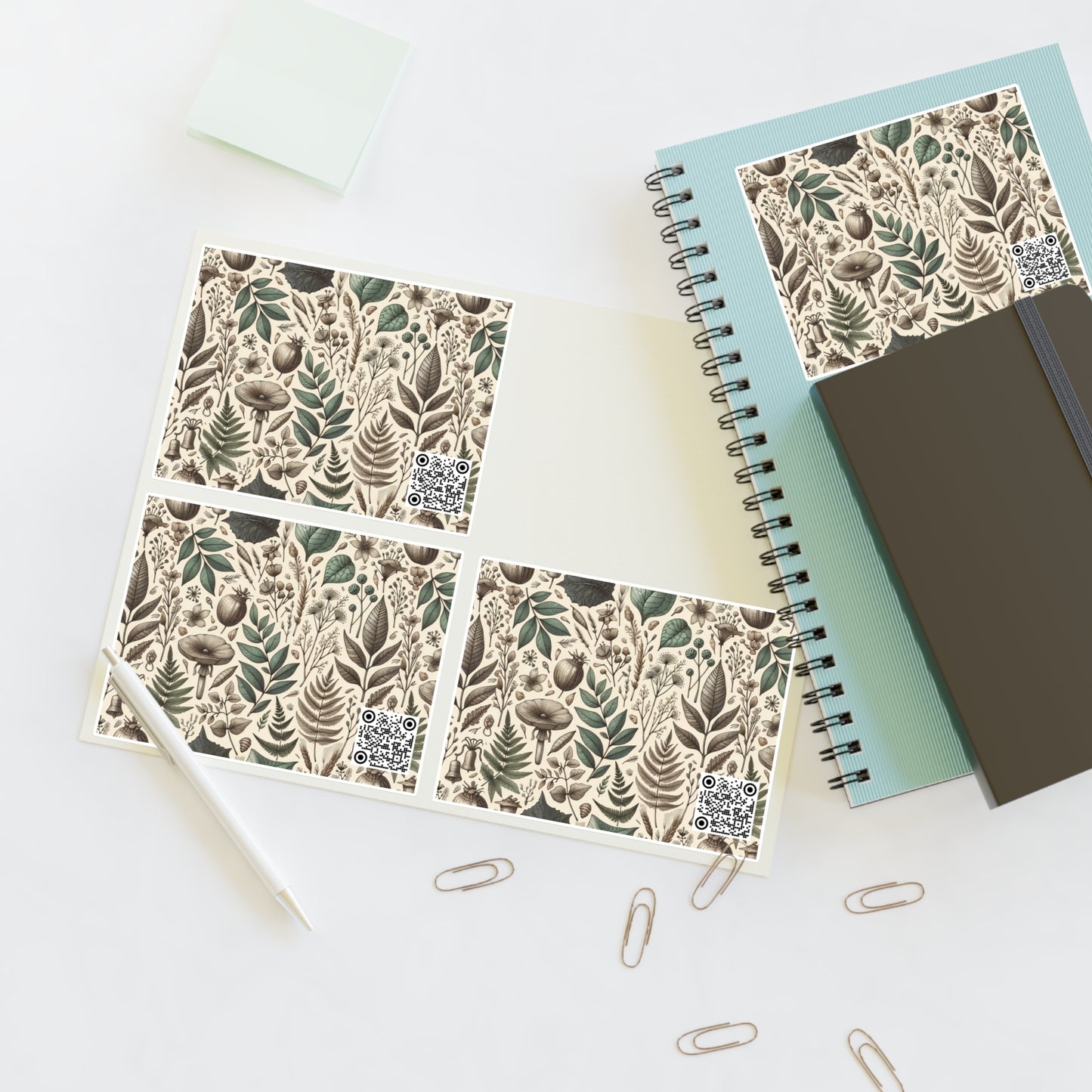 Sustainable Streetwear Modern Eco-Conscious Sticker Sheets - 8404 Design-57