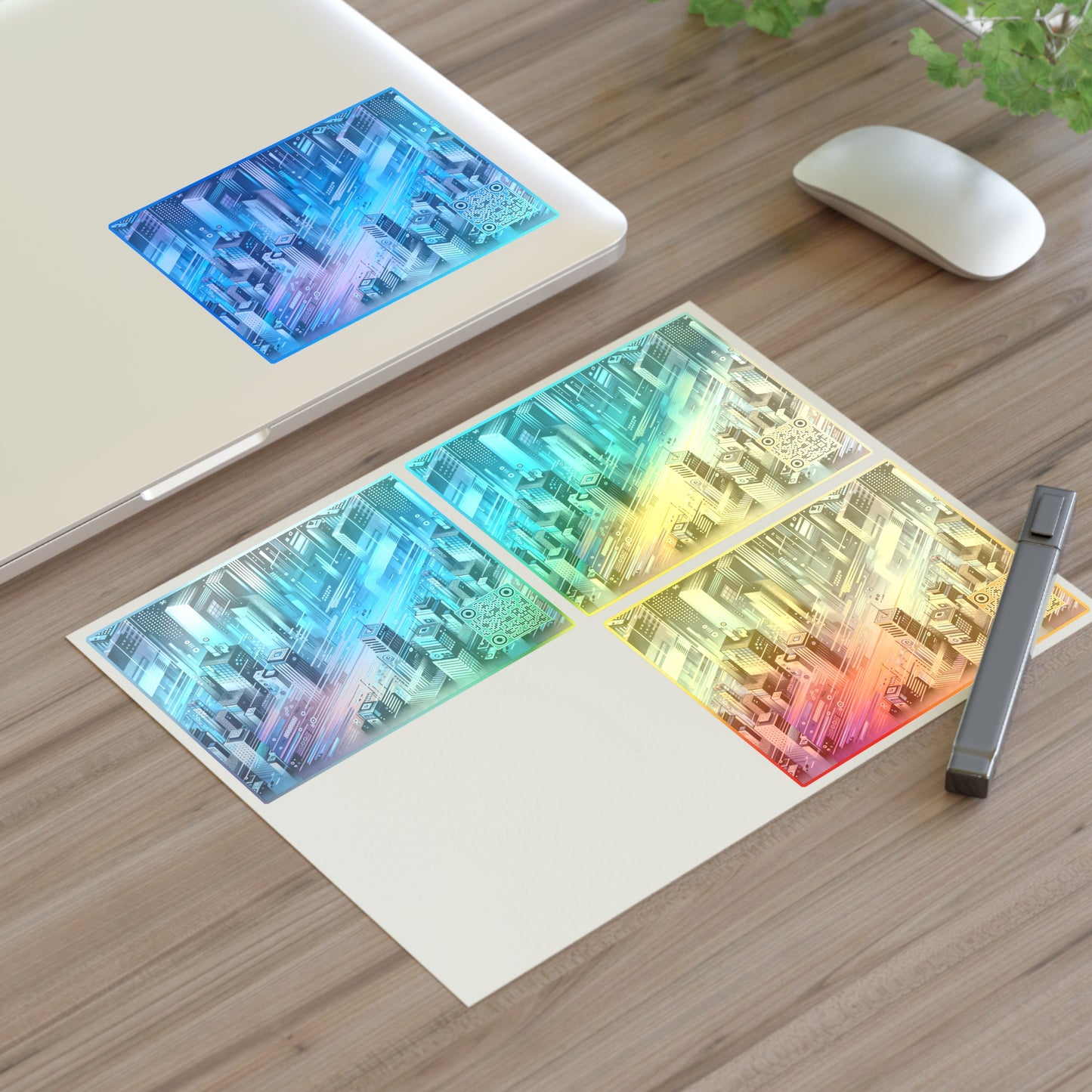 Digital Motion Futuristic Tech Sticker Sheets - 8404 Design-58