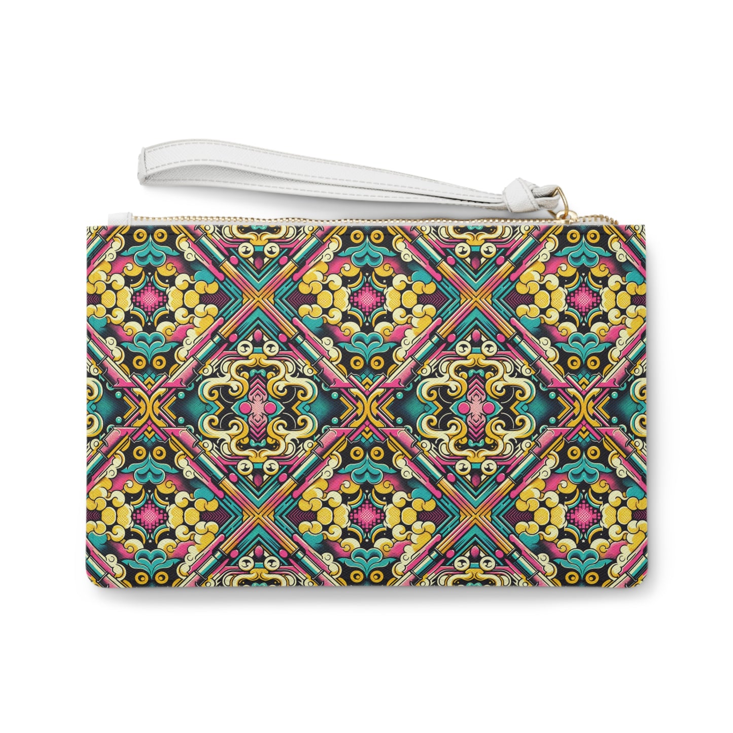 Neon Pop Art Revival Pop Culture Retro Clutch Bag - 8404 Design-59