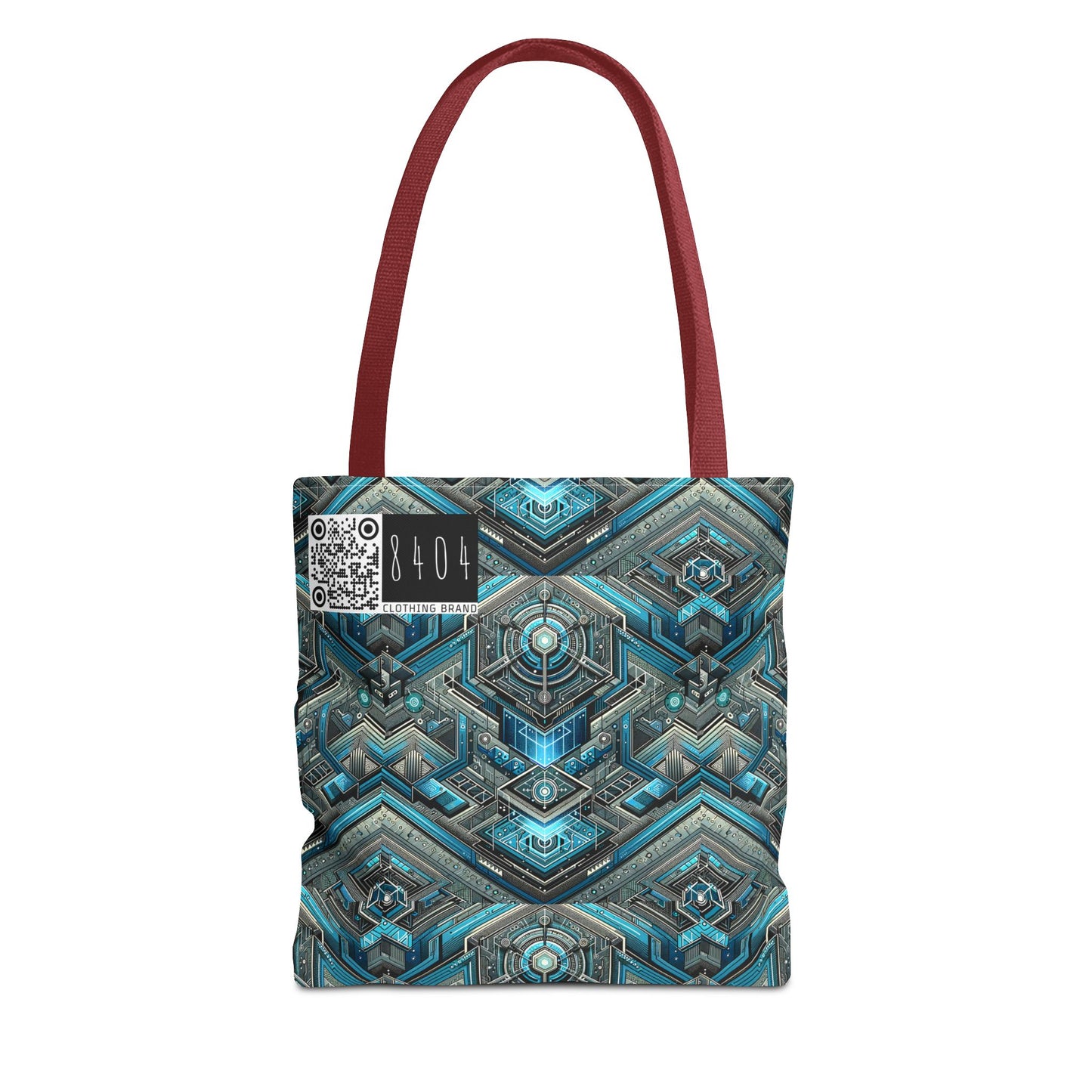 Tech-Infused Futurism Sleek Tech Edge Tote Bag - 8404 Design-49