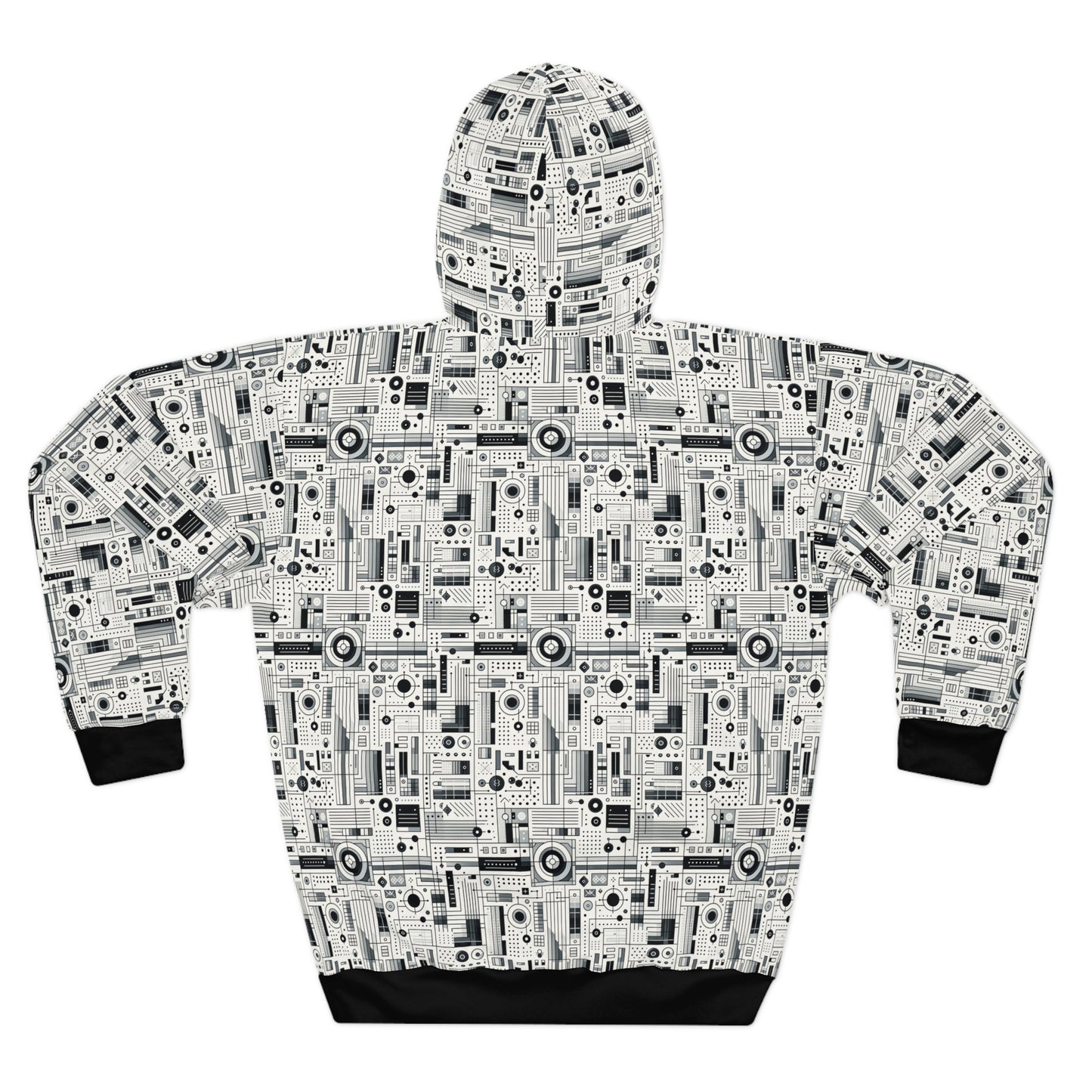 Digital Minimalism Minimalist Tech Pullover Hoodie - 8404 Design-53