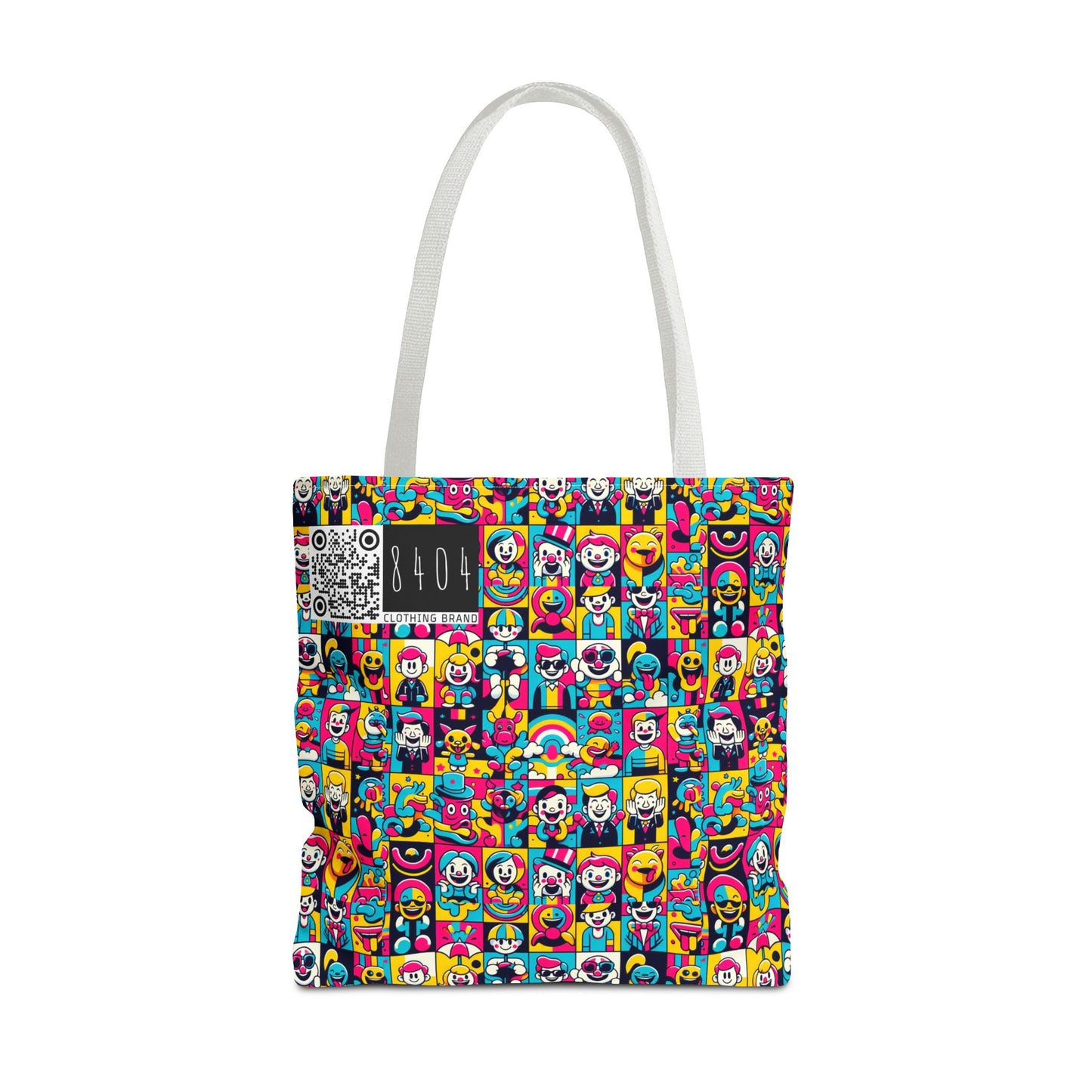 Neon Pop Playful Pop Culture Mashup Tote Bag - 8404 Design-60