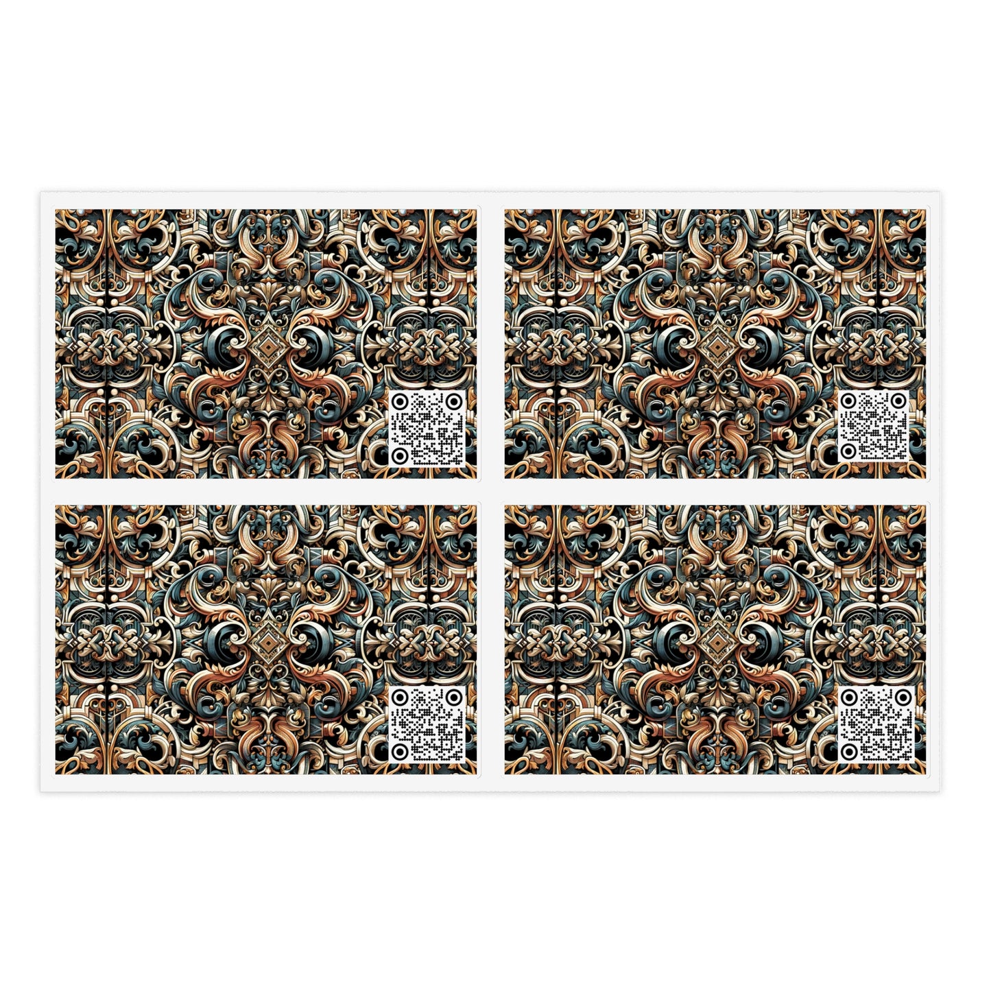 Urban Renaissance Historical Fusion With Street Edge Sticker Sheets - 8404 Design-59