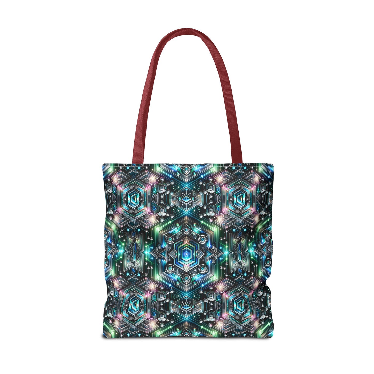 Tech-Infused Futurism Futuristic Tech Tote Bag - 8404 Design-63