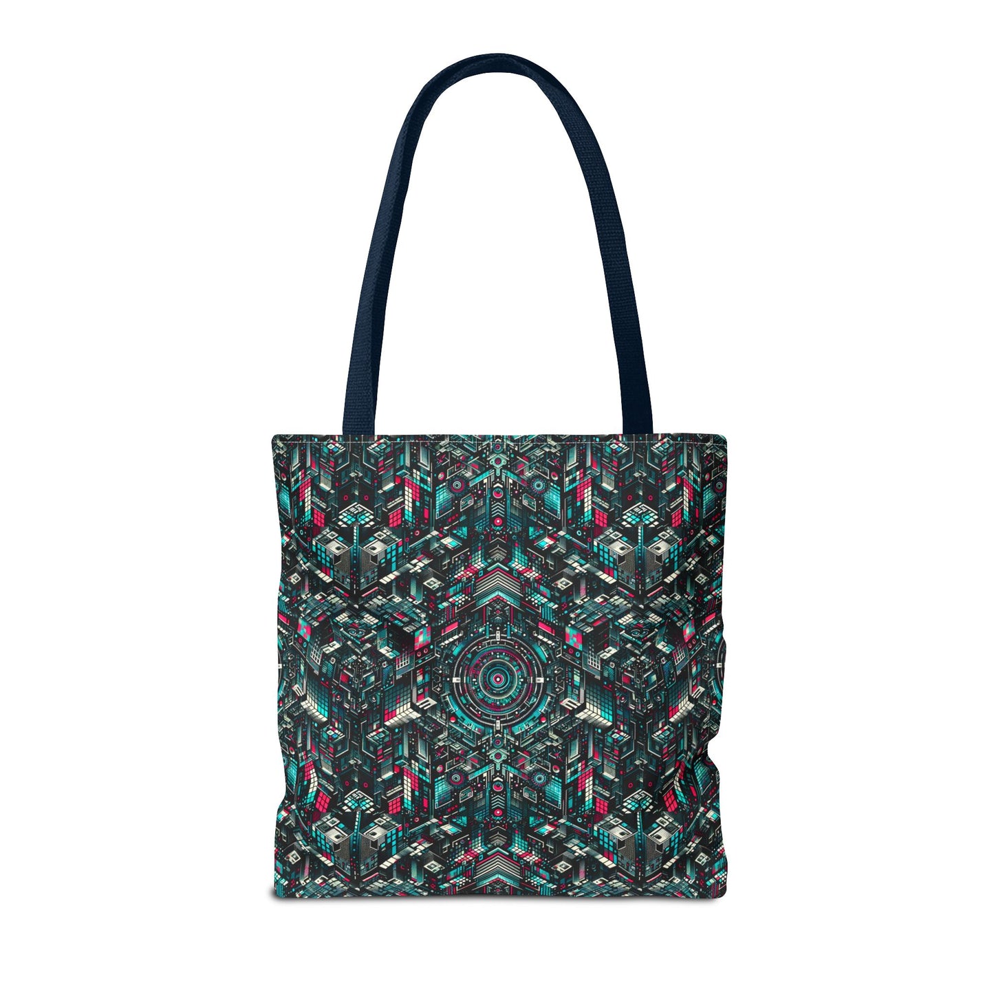 Digital Rebellion Tech-Inspired Streetwear Tote Bag - 8404 Design-54