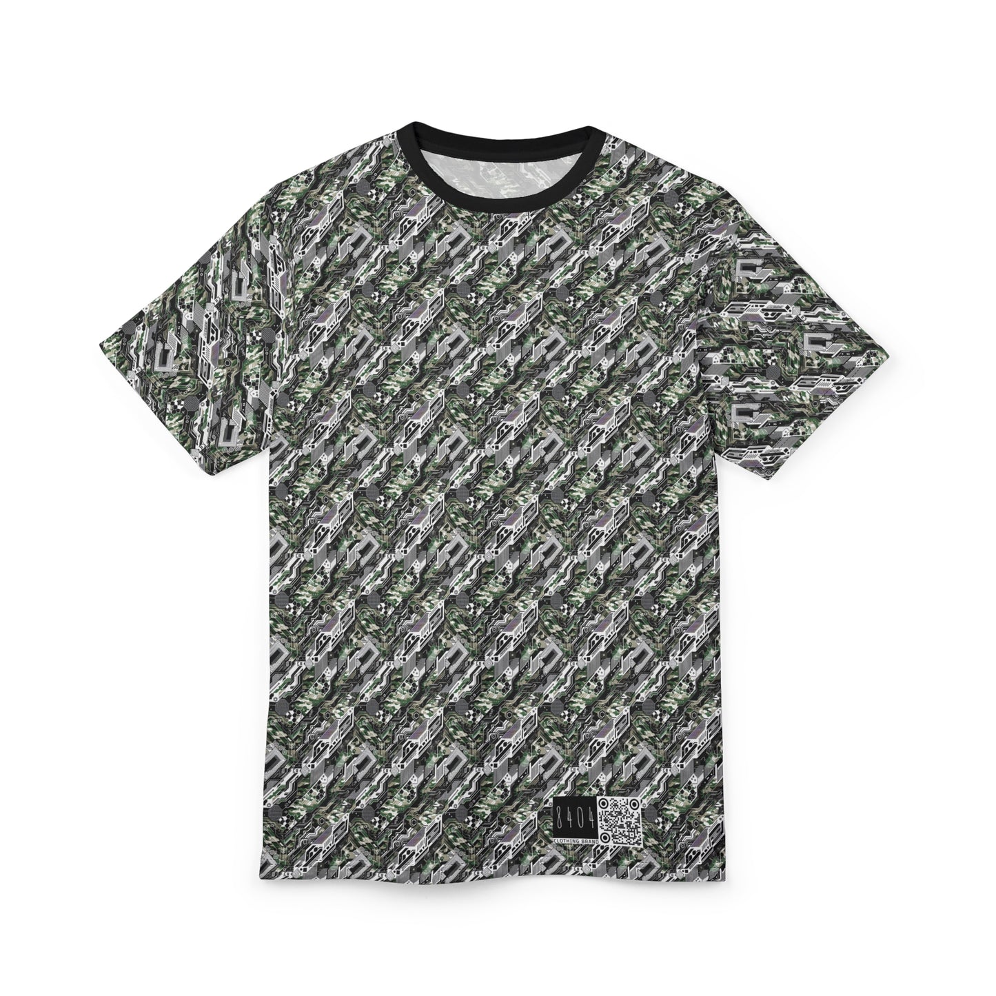 Tech Camo Fusion Tech-Forward Streetwear With a Futuristic Edge Unisex Cut & Sew Tee - 8404 Design-46