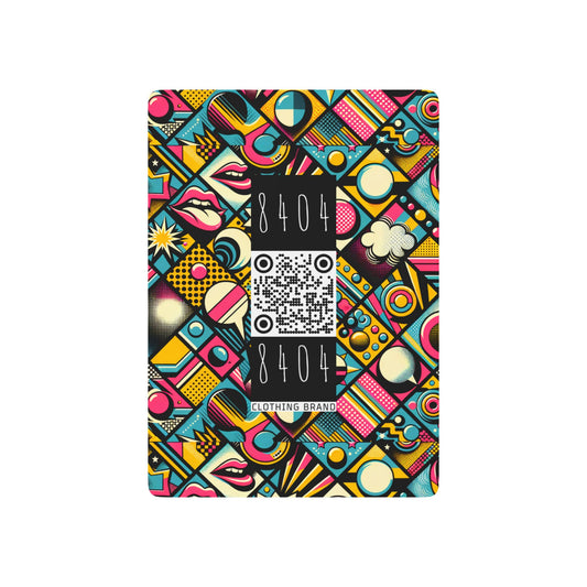 Neon Pop Art Revival Pop Culture Retro Poker Playing Cards - 8404 Design-46 B