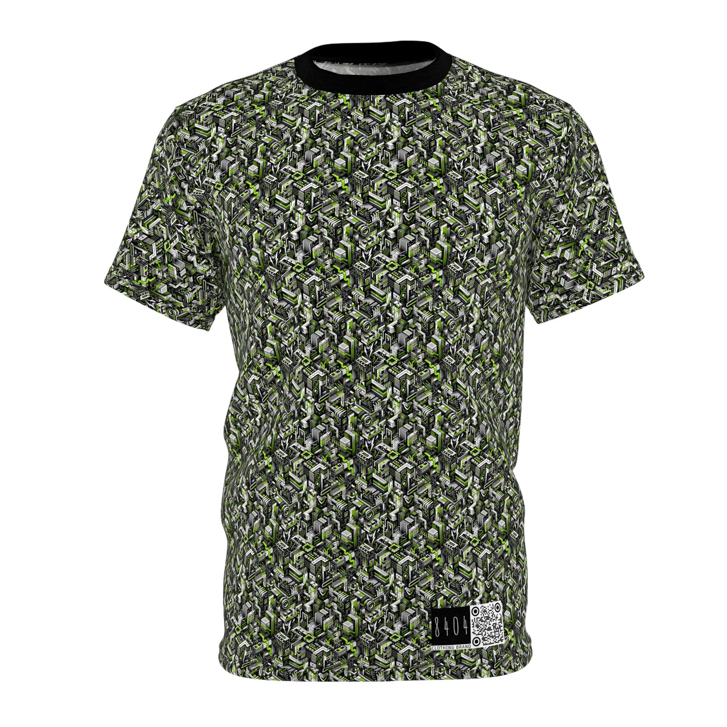 Graffiti Tech Fusion Bold Streetwear Fusion Unisex Cut & Sew Tee - 8404 Design-53