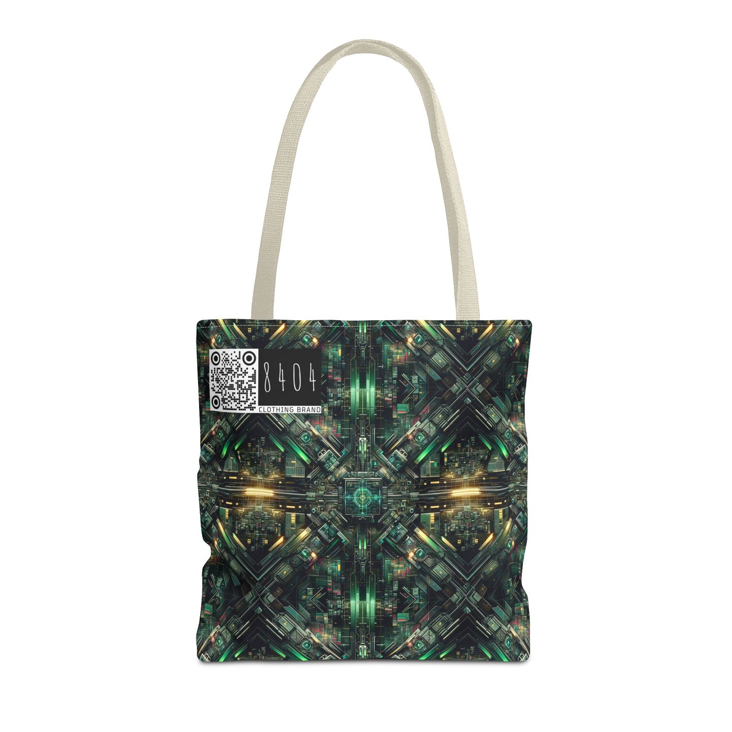 Tech Noir Graphics Tech-Inspired Streetwear Tote Bag - 8404 Design-56