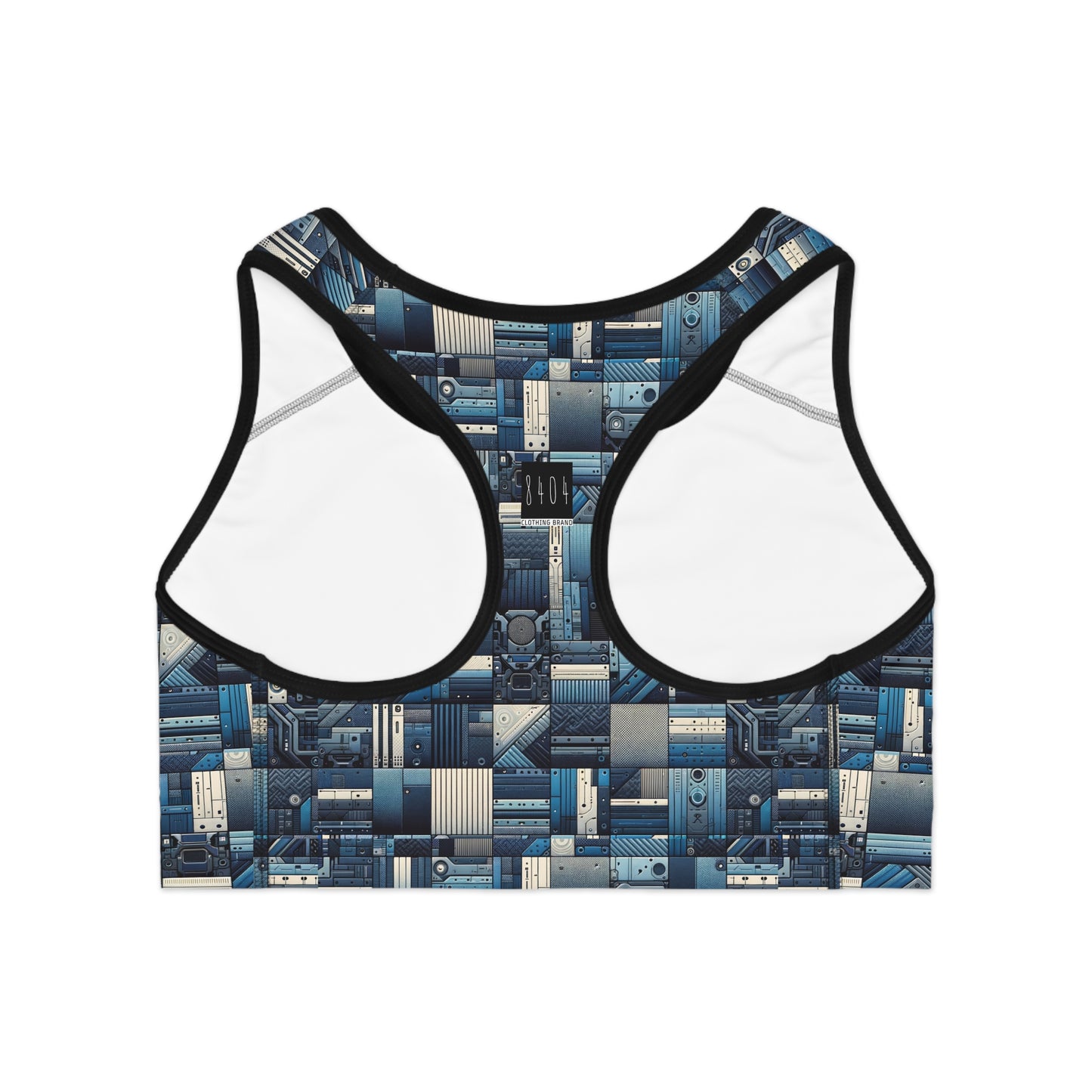Tech-Inspired Utility Tech-Forward Streetwear With Utilitarian Edge Sports Bra - 8404 Design-44