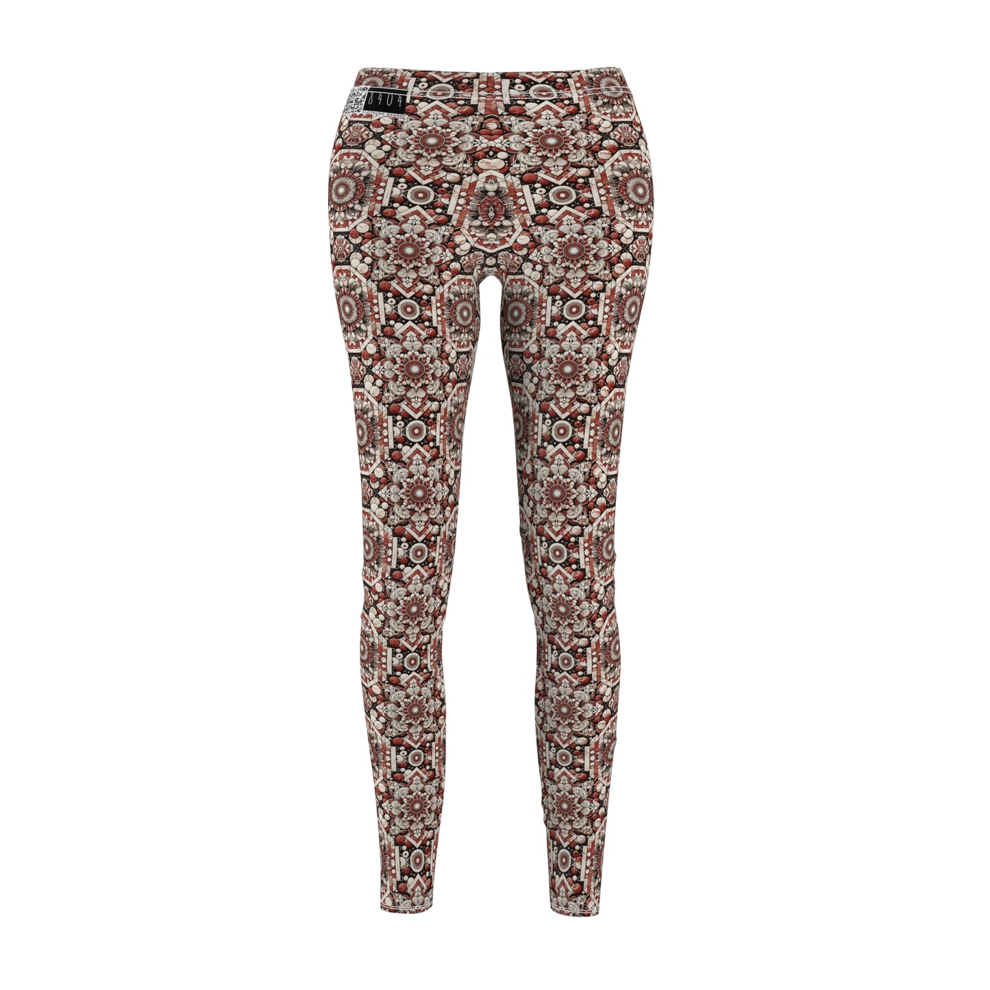 Neo Jomon Sculptural Aesthetics Artisanal Streetwear Women's Cut & Sew Casual Leggings - 8404 Design-55