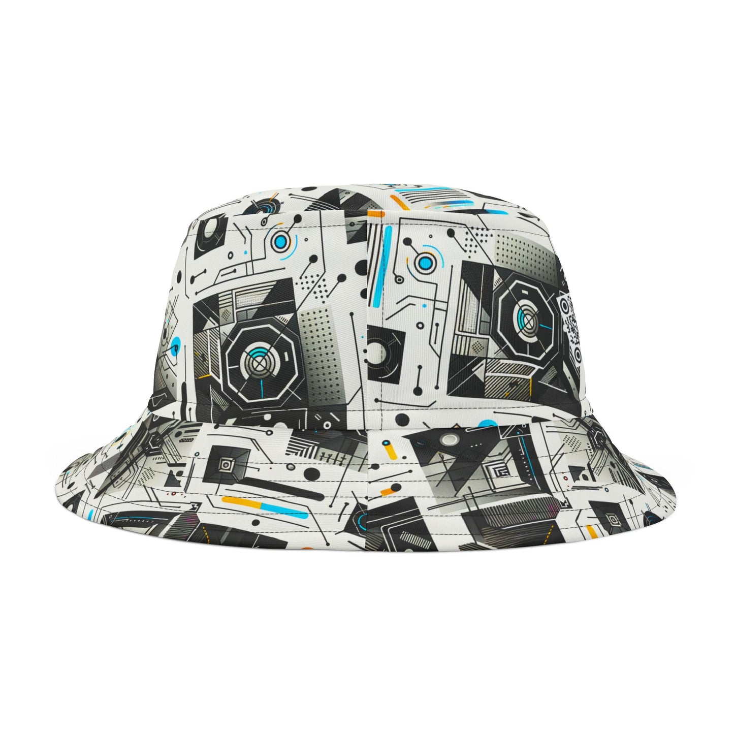 Tech Minimalism Minimalist Tech Bucket Hat - 8404 Design-47