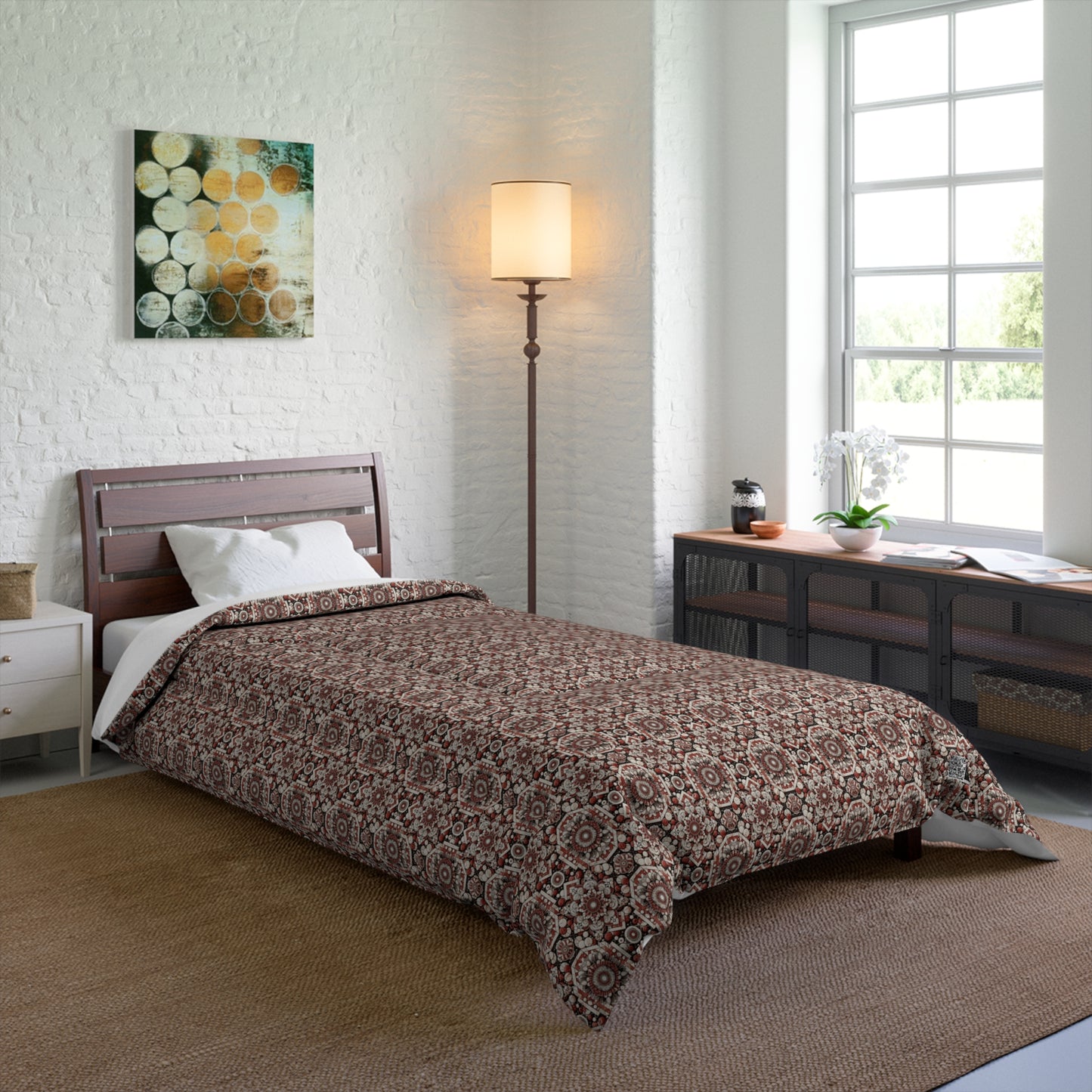 Neo Jomon Sculptural Aesthetics Artisanal Streetwear Comforter - 8404 Design-55