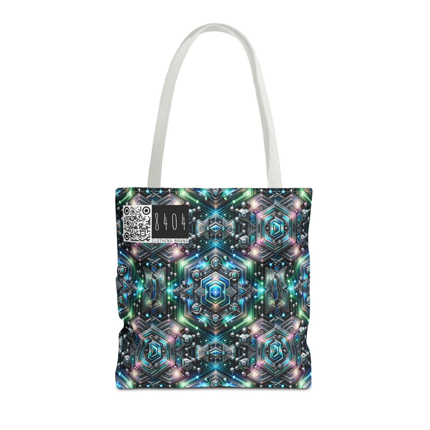 Tech-Infused Futurism Futuristic Tech Tote Bag - 8404 Design-63