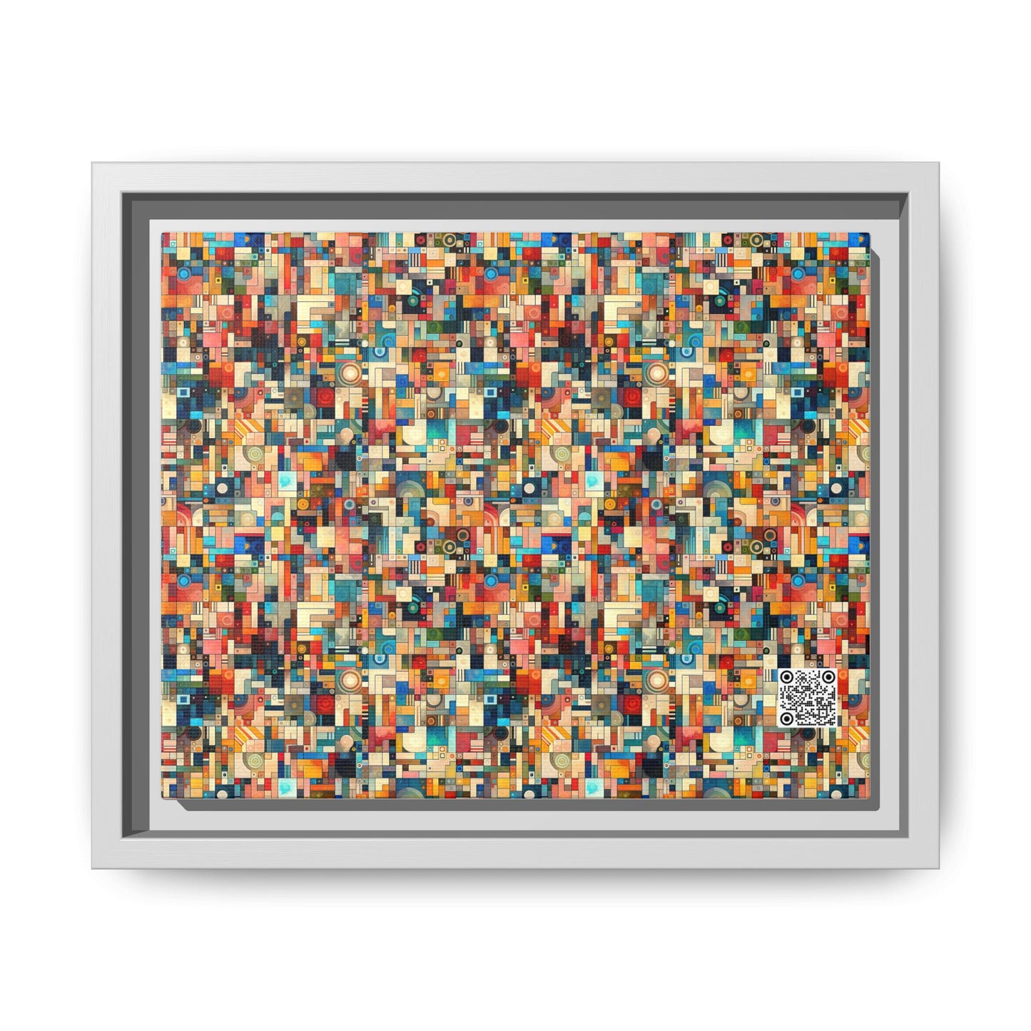 Digital Artistic Expression Artistic Streetwear Matte Canvas, Framed (multi-Color) - 8404 Design-46 B