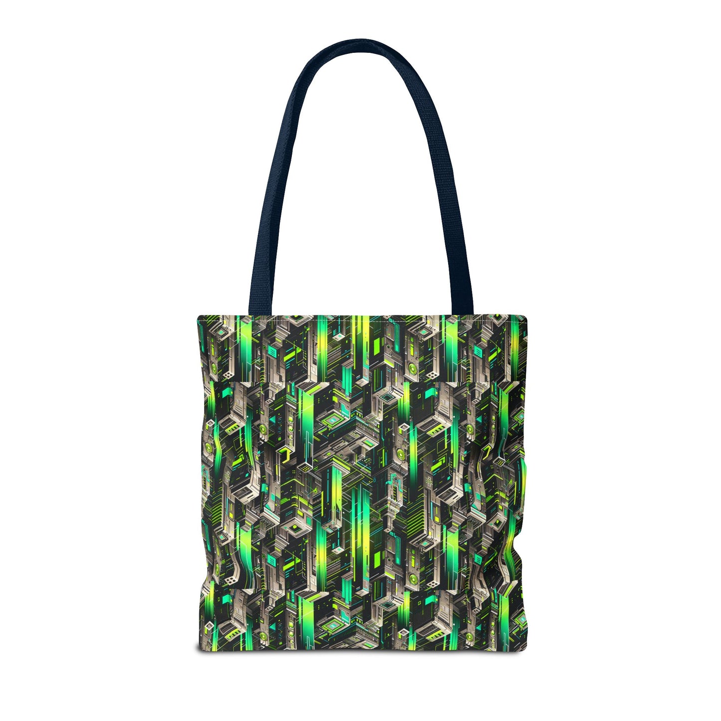 Digital Rebellion Tech-Forward Streetwear Tote Bag - 8404 Design-63