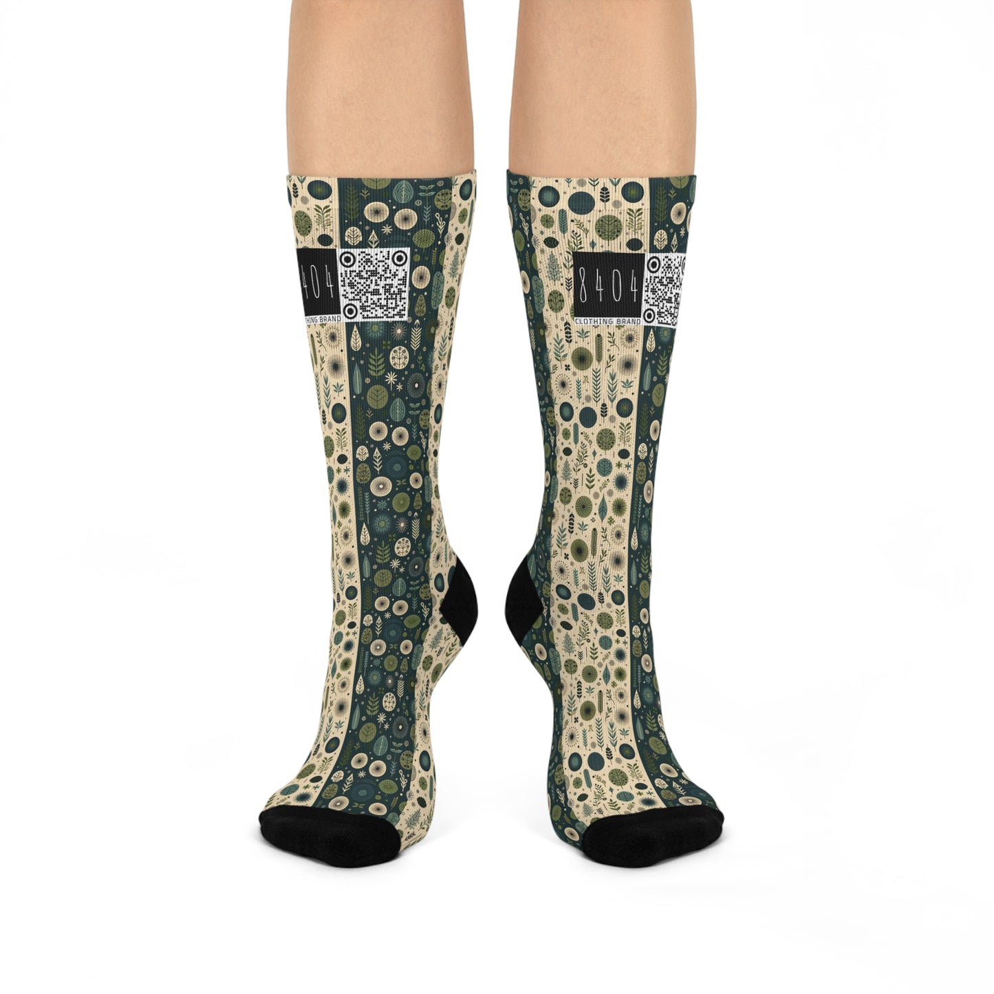 Sustainable Street Utility Sustainable Tech Streetwear Cushioned Crew Socks - 8404 Design-62