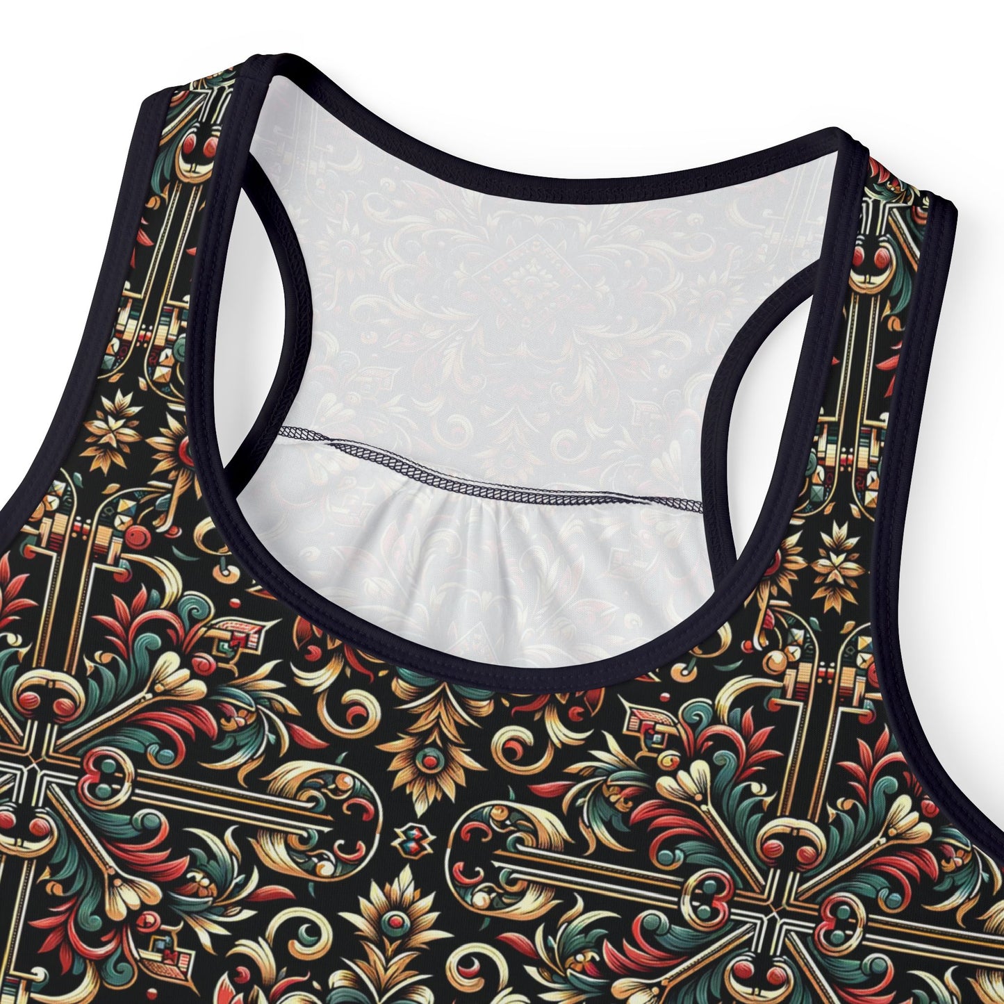 Streetwear Renaissance Artistic Clash of Old and New Women's Tank Top - 8404 Design-46