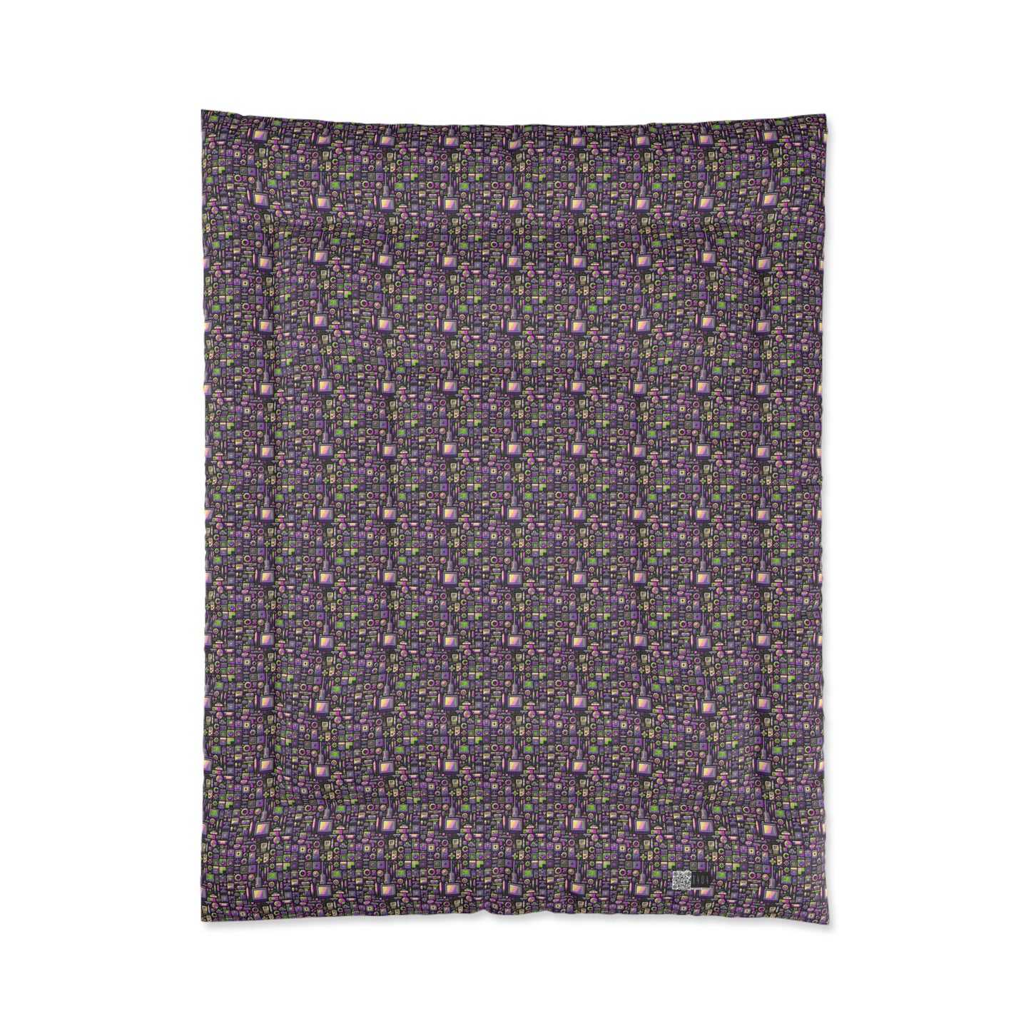 Digital Nostalgia Remix Modern Vintage Fusion Comforter - 8404 Design-67