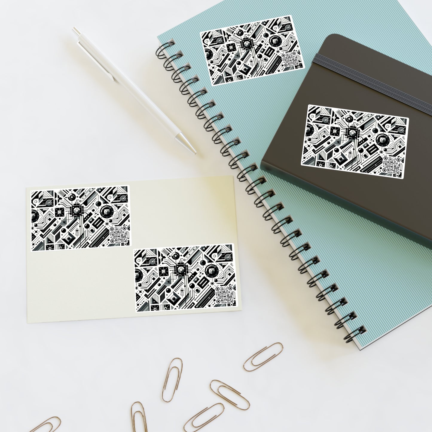 Digital Minimalism Minimalist Tech Sticker Sheets - 8404 Design-62