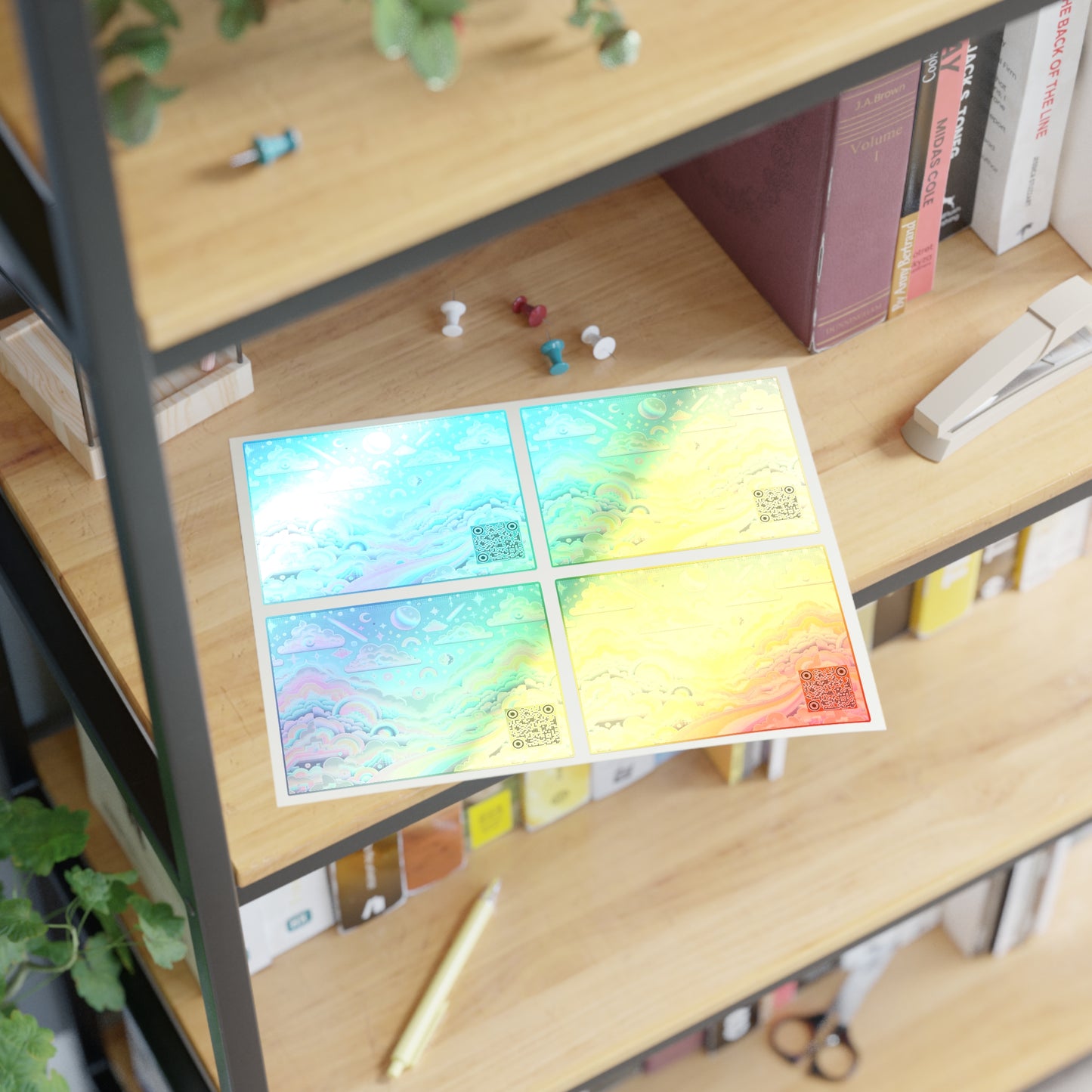 Digital Dreamland Whimsical and Nostalgic Streetwear With a Digital Twist Sticker Sheets - 8404 Design-65