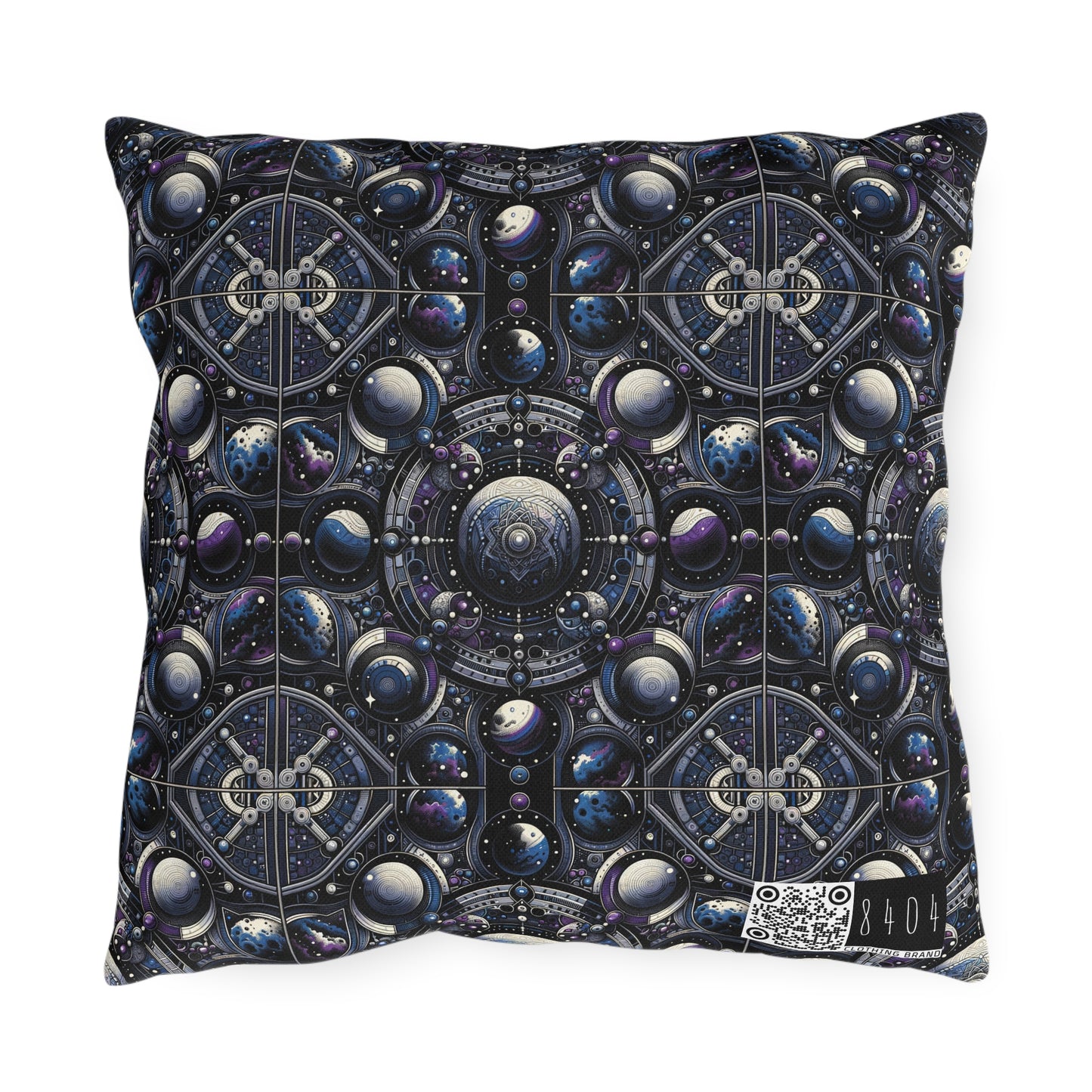 Tech Astronaut Tech-Forward Streetwear Meets Space Exploration Outdoor Pillow - 8404 Design-46