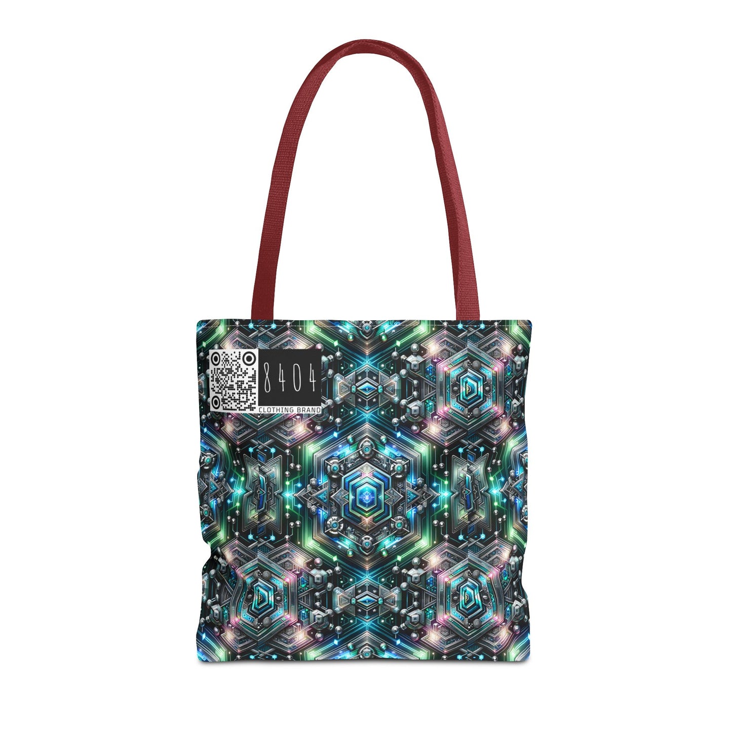 Tech-Infused Futurism Futuristic Tech Tote Bag - 8404 Design-63