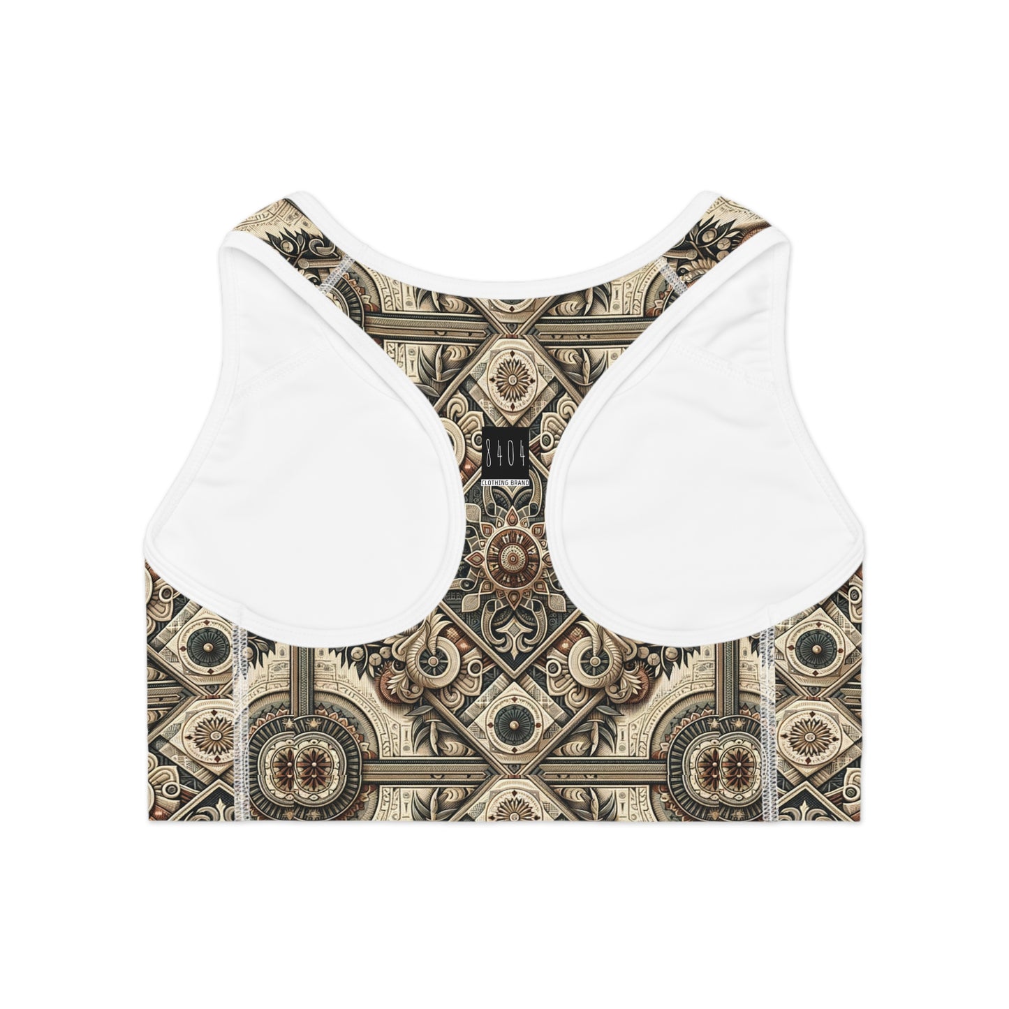 Graphic Workwear Capsule Artisanal Workwear Fusion Sports Bra - 8404 Design-61