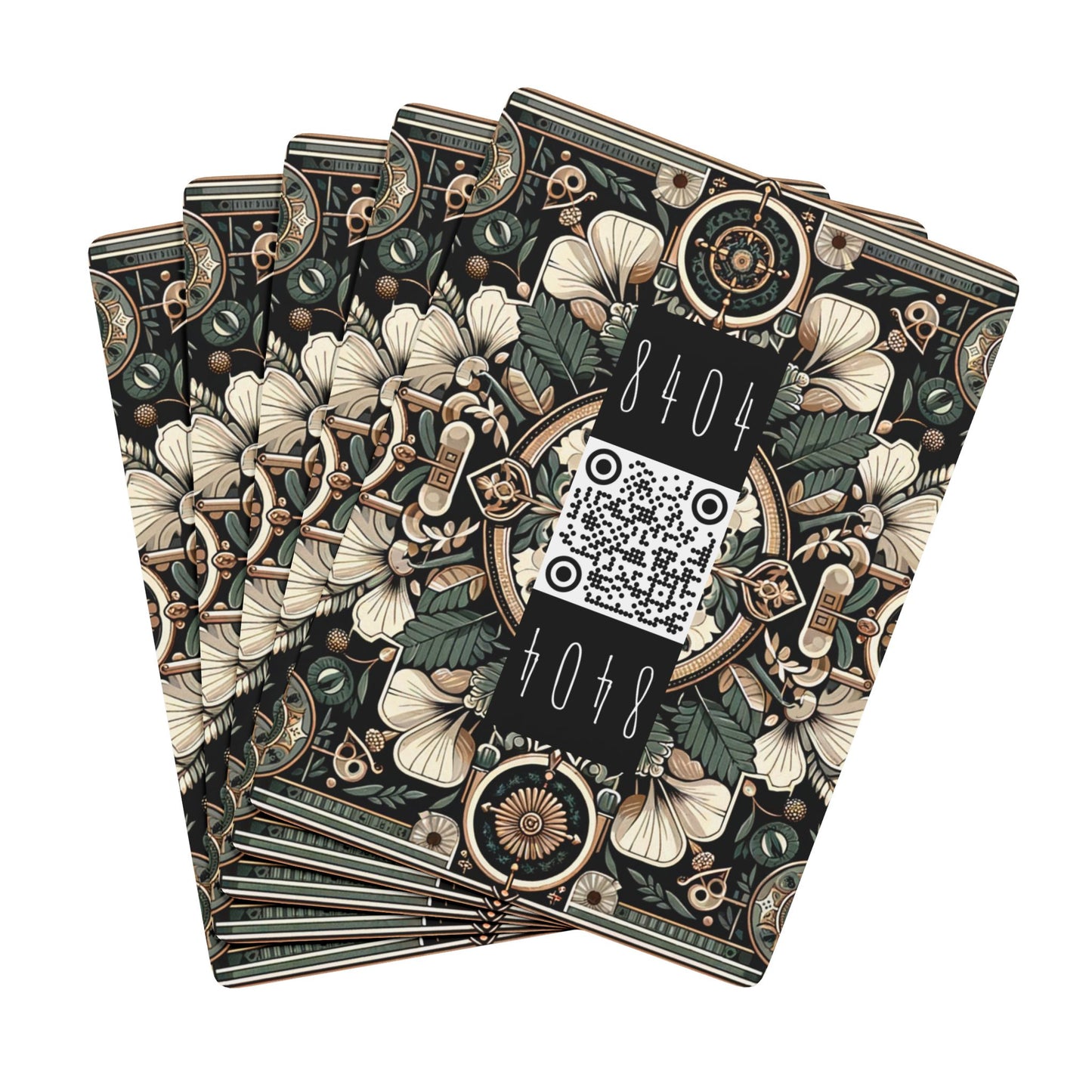 Cyber Garden Party Tech Garden Extravaganza Poker Playing Cards - 8404 Design-66 B