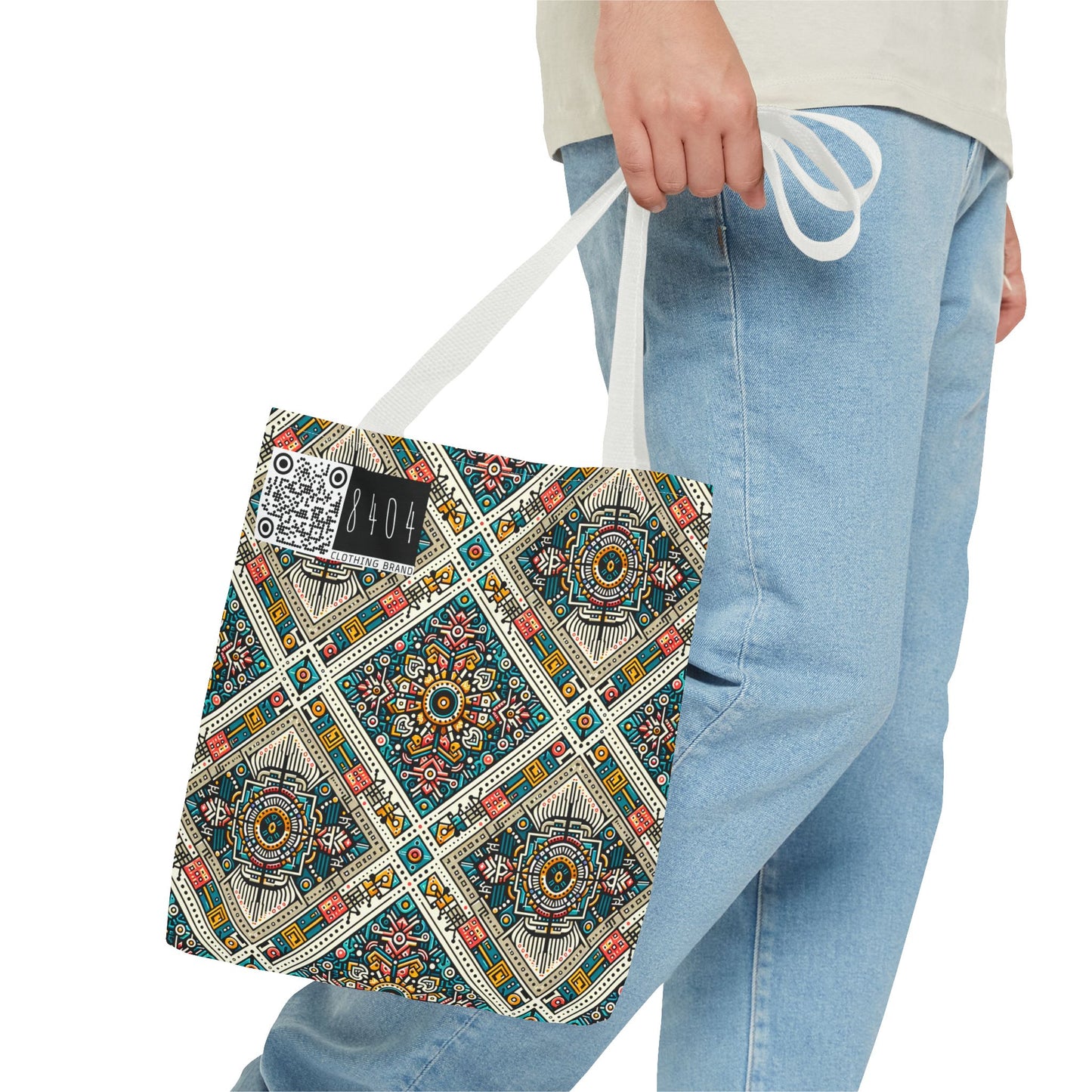 Cultural Fusion Tech Blend of Cultural Heritage With Tech-Inspired Elements Tote Bag - 8404 Design-64