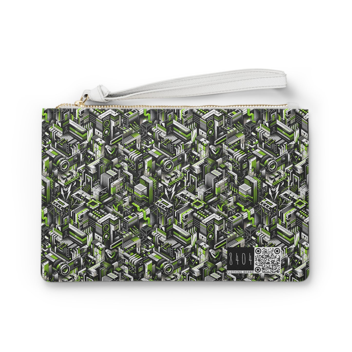Graffiti Tech Fusion Bold Streetwear Fusion Clutch Bag - 8404 Design-53