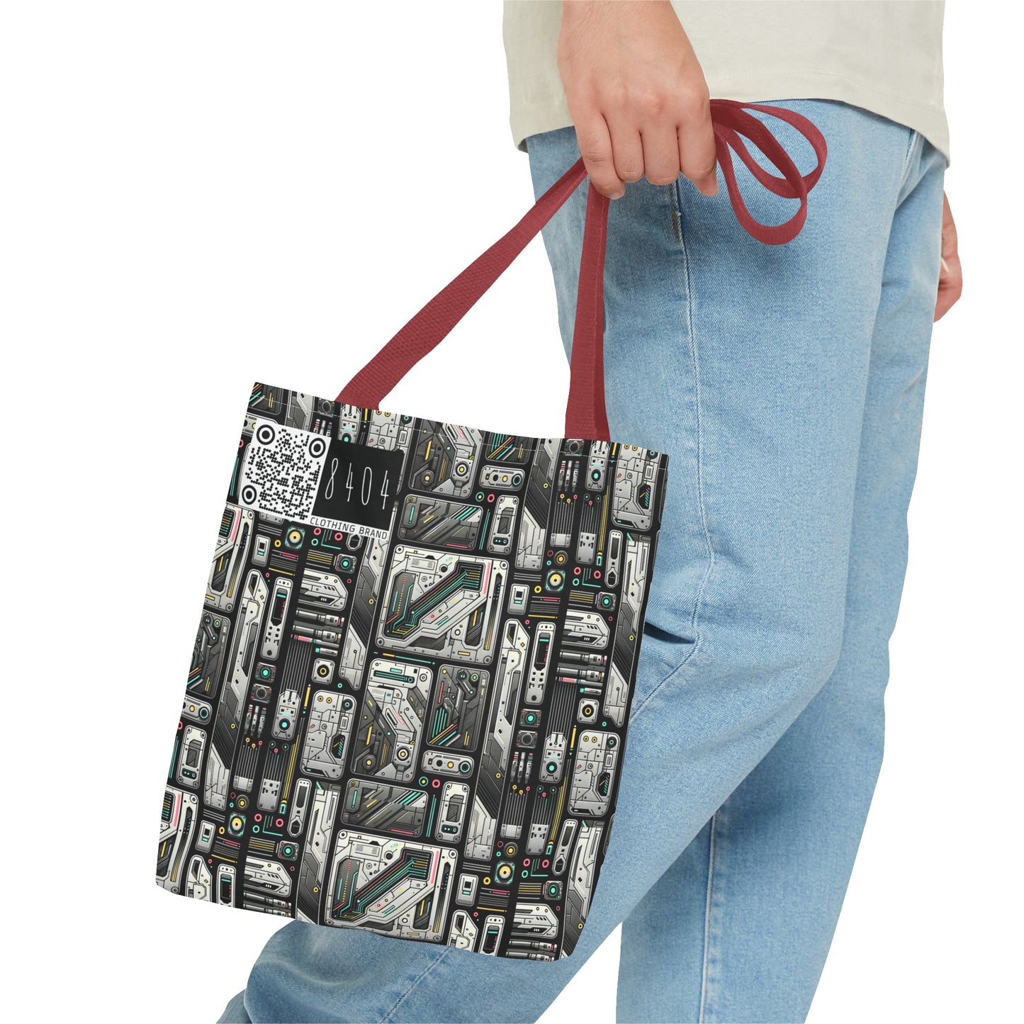 Tech Utility Gear Tech-Forward Minimalism Tote Bag - 8404 Design-45