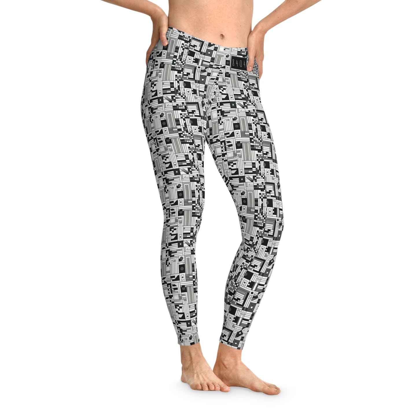 Digital Minimalism Minimalist Tech Stretch Leggings - 8404 Design-43
