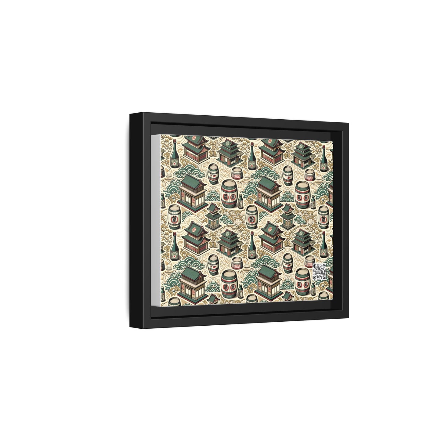 Cultural Artisanal Fusion Contemporary Cultural Elegance Matte Canvas, Framed (multi-Color) - 8404 Design-68 B