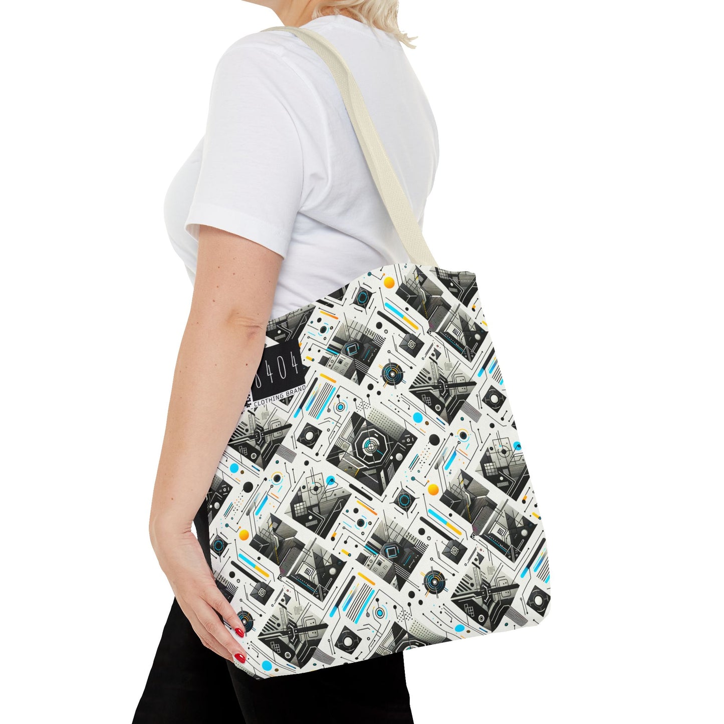 Tech Minimalism Minimalist Tech Tote Bag - 8404 Design-47
