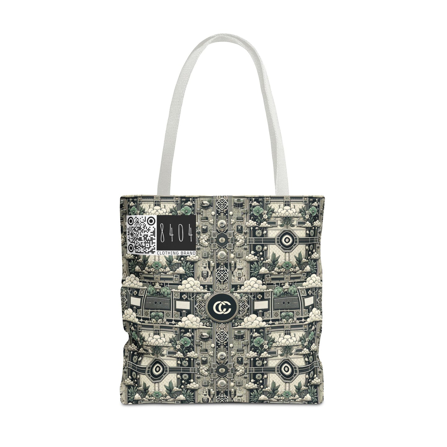 Cyber Garden Party Tech Garden Extravaganza Tote Bag - 8404 Design-54