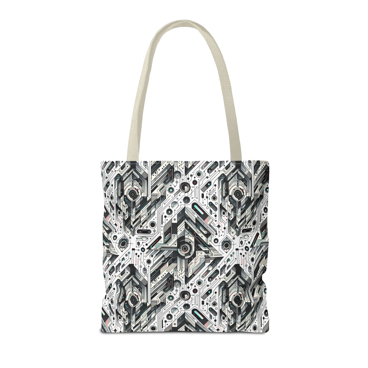 Tech-Infused Streetwear Tech-Forward Minimalism Tote Bag - 8404 Design-51