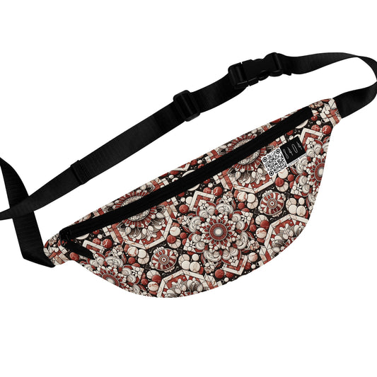 Neo Jomon Sculptural Aesthetics Artisanal Streetwear Fanny Pack - 8404 Design-55