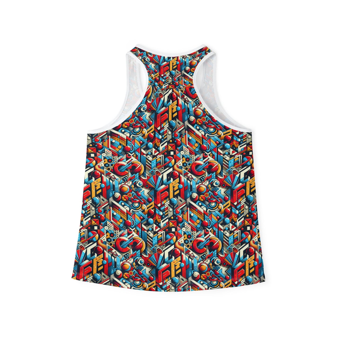Neo-Traditional Street Art Modern Street Art Fusion Women's Tank Top - 8404 Design-67