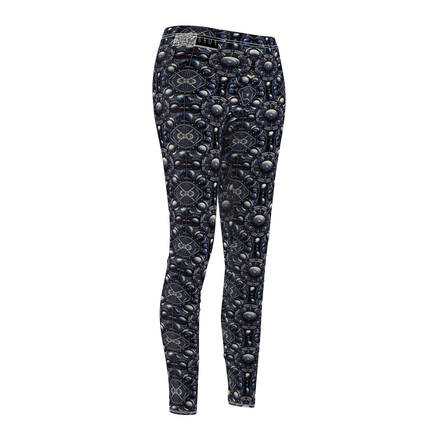 Tech Astronaut Tech-Forward Streetwear Meets Space Exploration Women's Cut & Sew Casual Leggings - 8404 Design-46