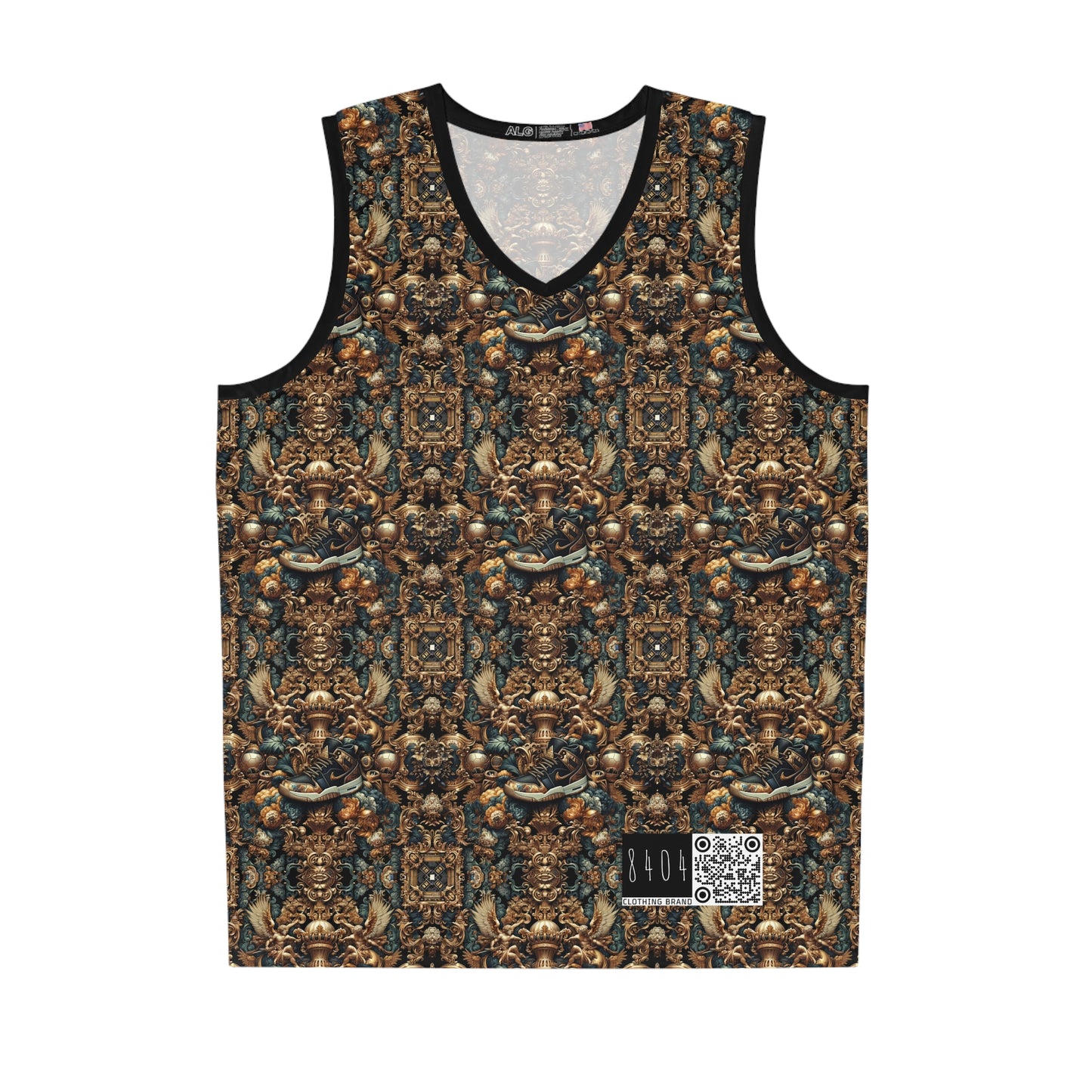 Digital Renaissance Luxurious Streetwear Inspired By Classical Art With a Modern Twist Basketball Jersey - 8404 Design-50