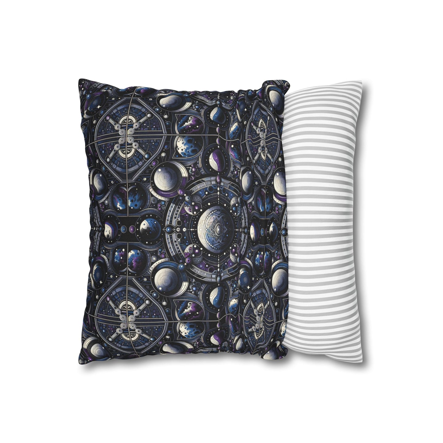 Tech Astronaut Tech-Forward Streetwear Meets Space Exploration Spun Polyester Square Pillowcase - 8404 Design-46