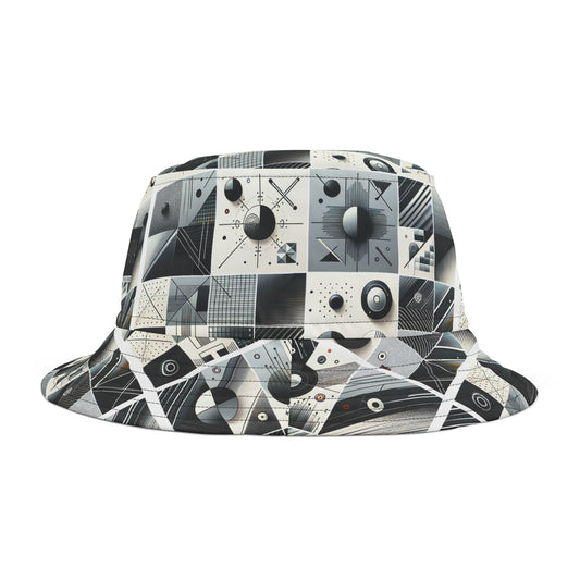 Digital Minimalism Minimalist Tech Bucket Hat - 8404 Design-66