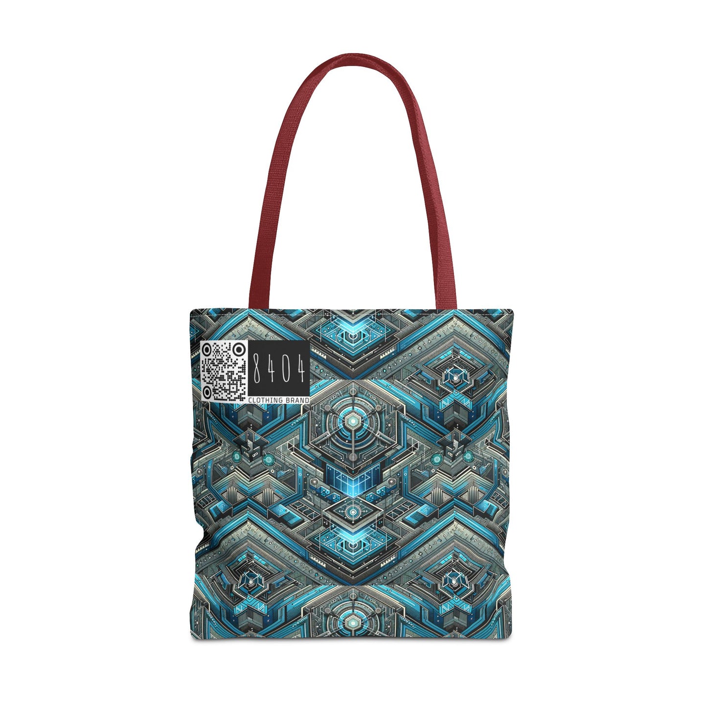 Tech-Infused Futurism Sleek Tech Edge Tote Bag - 8404 Design-49