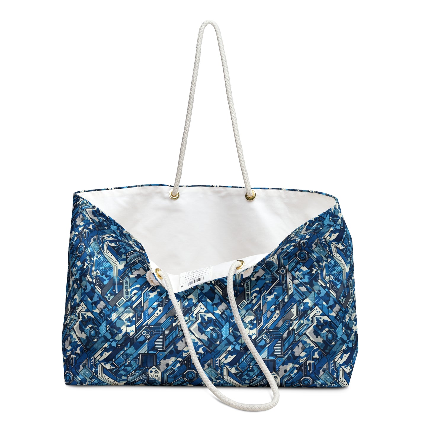 Tech Urban Camo Tech-Forward Streetwear With a Futuristic Military Edge Weekender Bag - 8404 Design-39