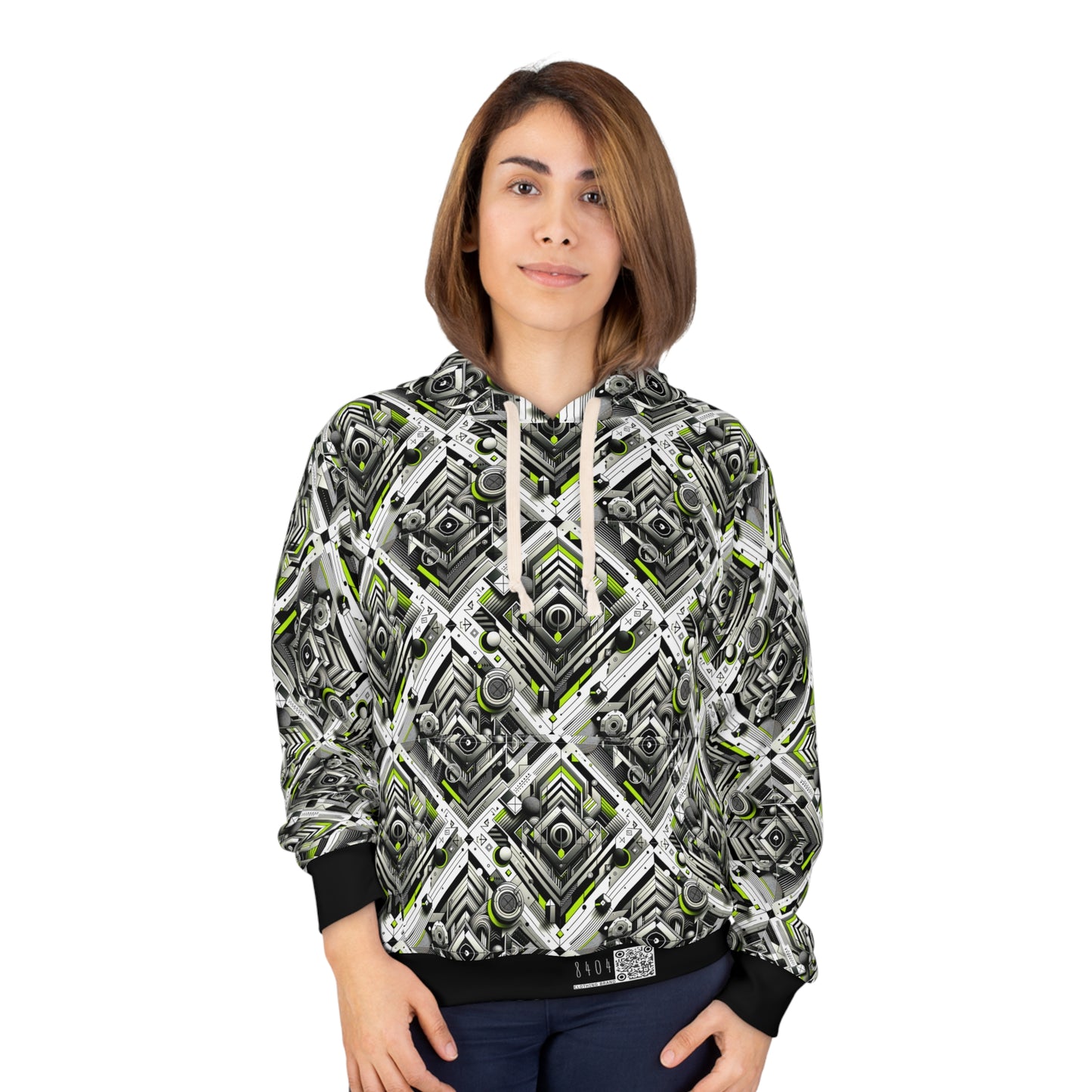 Elevated Sporty Tech Tech-Forward Streetwear Pullover Hoodie - 8404 Design-70