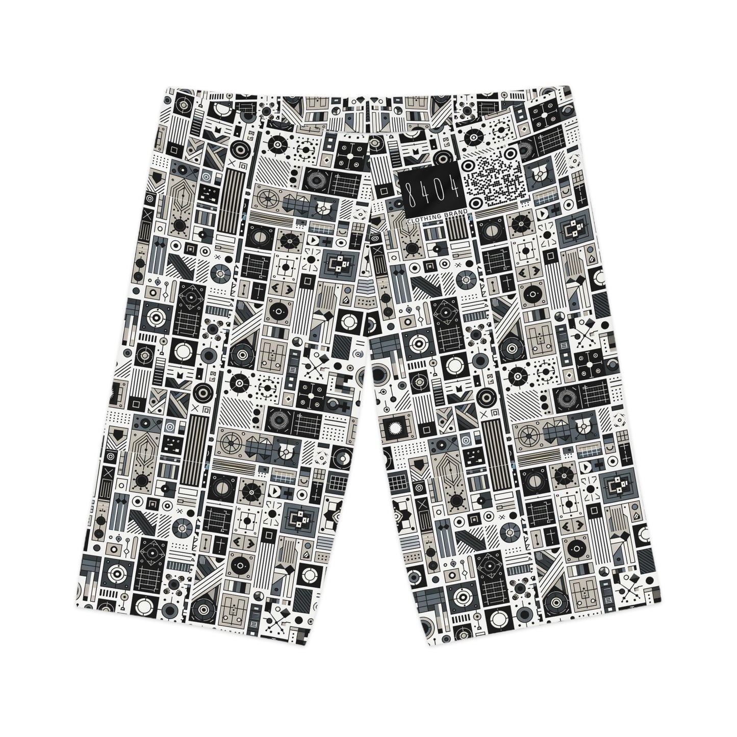 Digital Minimalism Minimalist Tech Women's Bike Shorts - 8404 Design-45